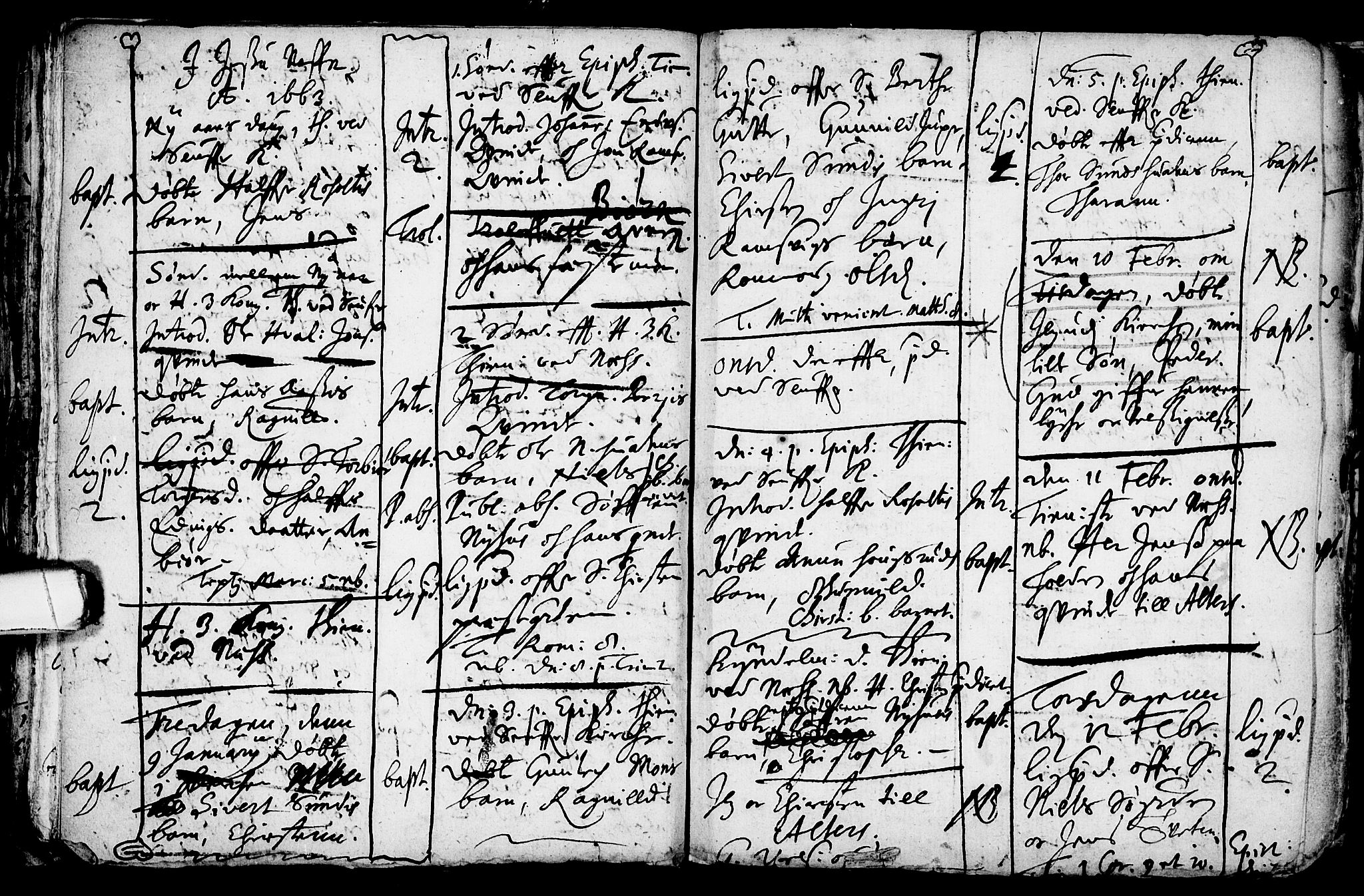 Sauherad kirkebøker, SAKO/A-298/F/Fa/L0001: Parish register (official) no. I 1, 1649-1681