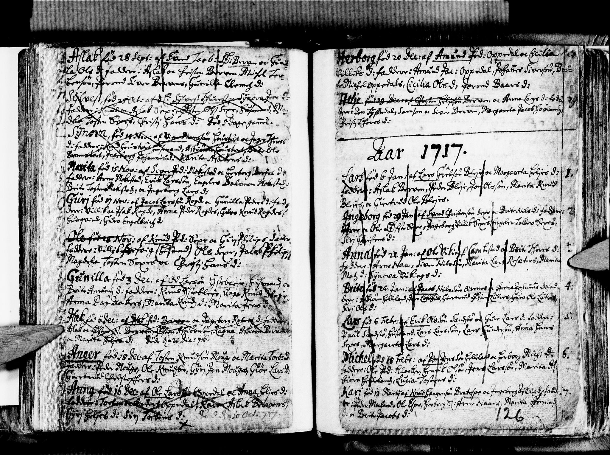 Ullensvang sokneprestembete, SAB/A-78701/H/Haa: Parish register (official) no. A 1 /1, 1669-1718, p. 126