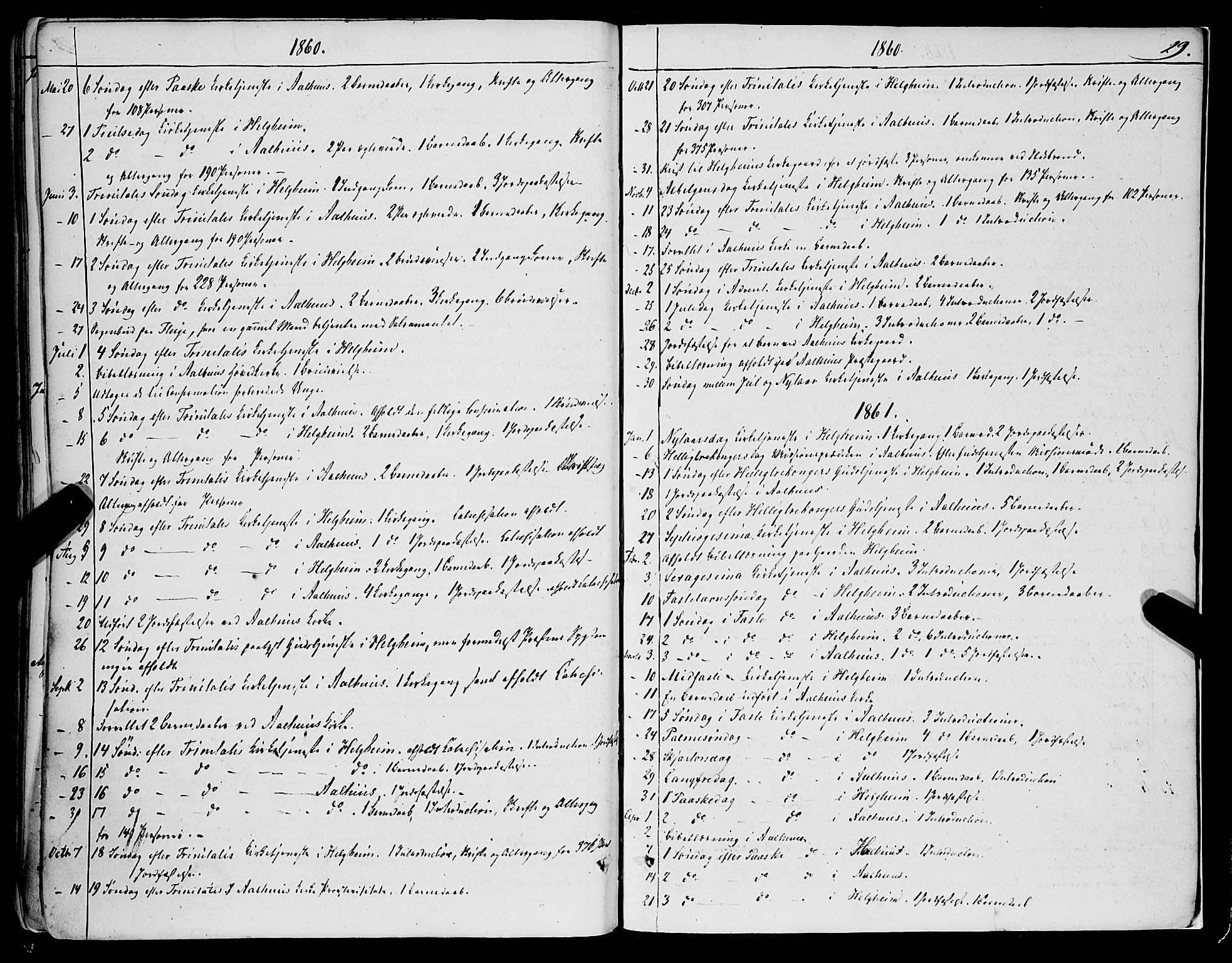 Jølster sokneprestembete, SAB/A-80701/H/Haa/Haaa/L0010: Parish register (official) no. A 10, 1847-1865, p. 29