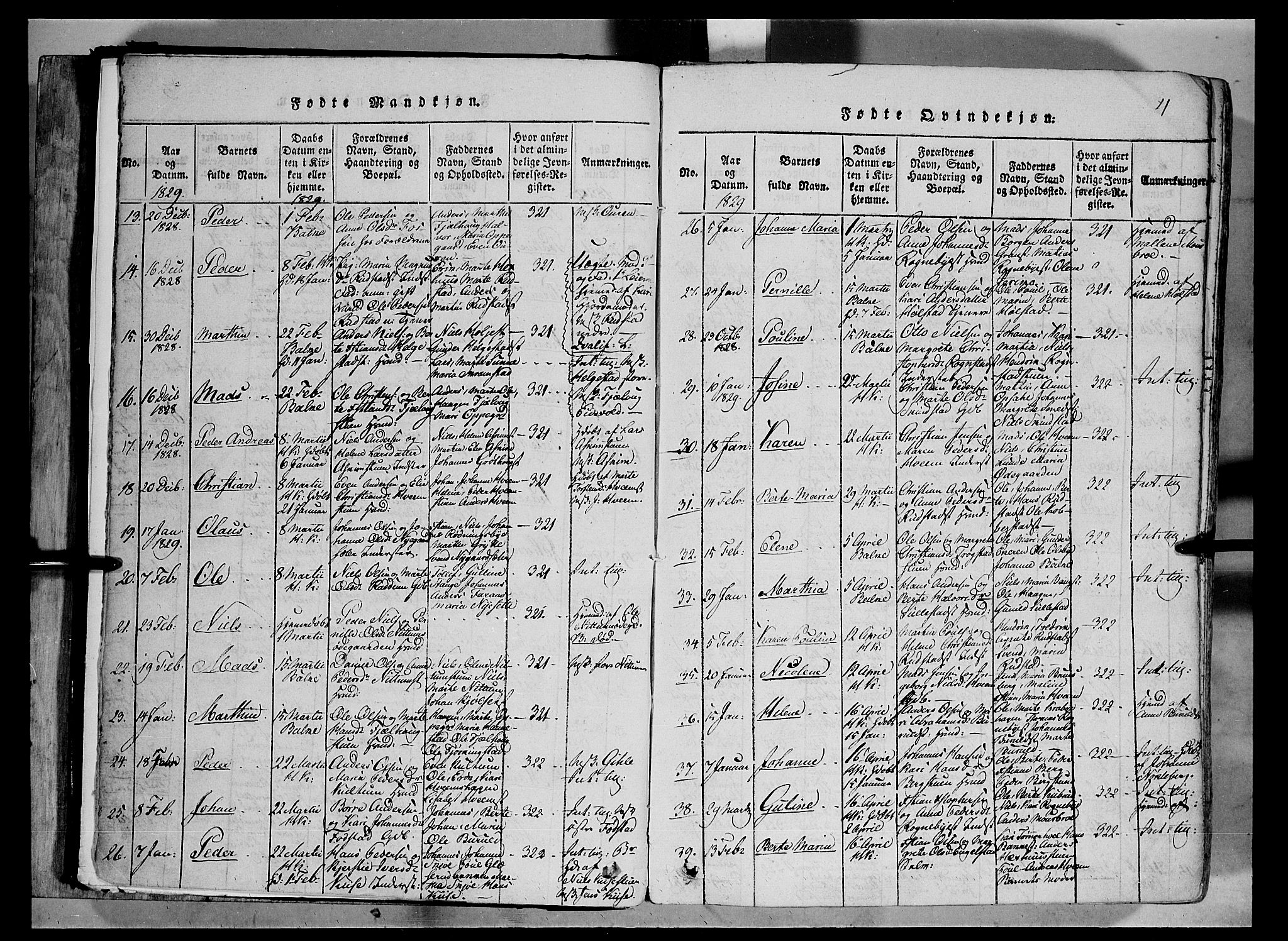 Østre Toten prestekontor, SAH/PREST-104/H/Ha/Haa/L0001: Parish register (official) no. 1, 1828-1839, p. 4