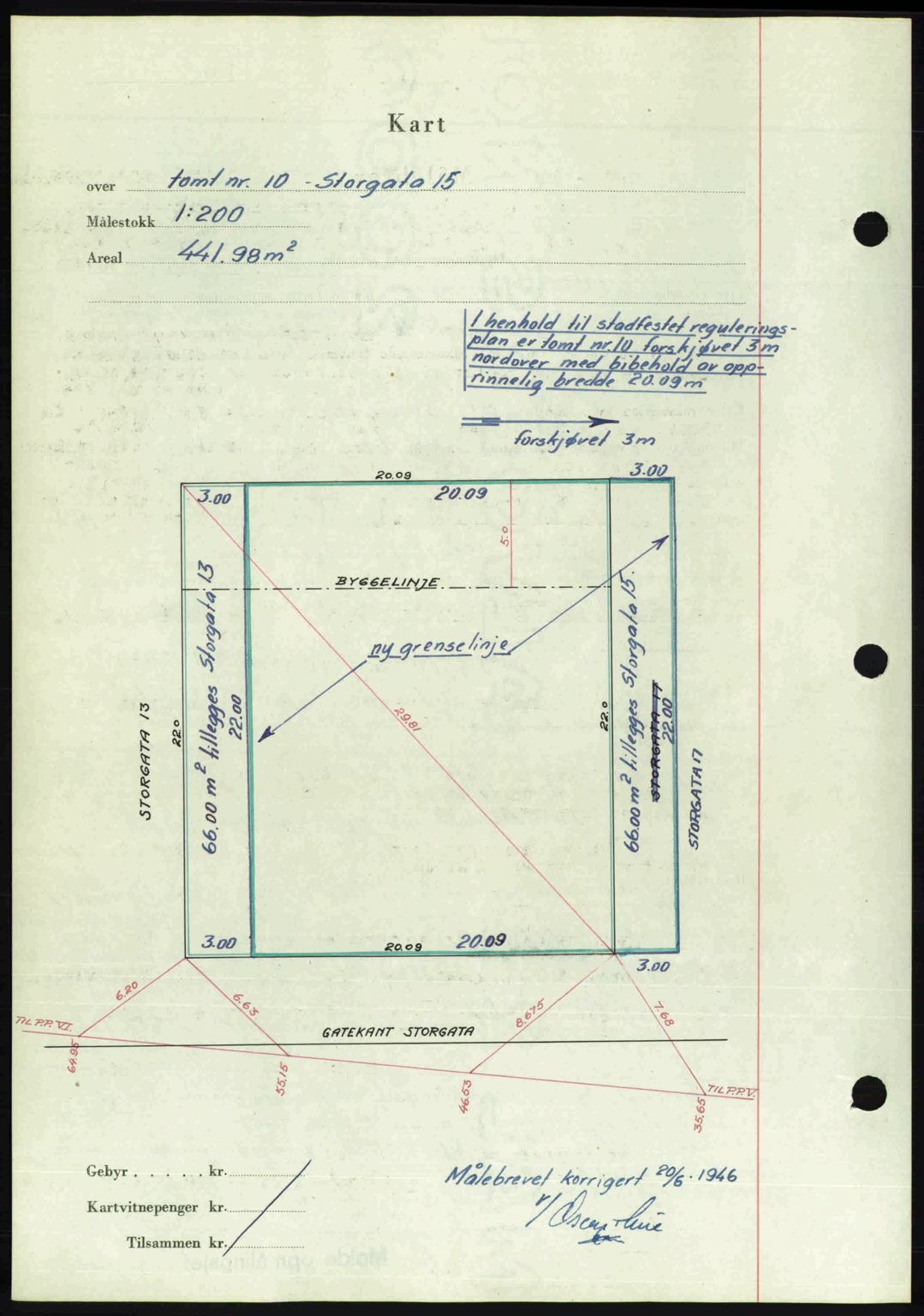 Romsdal sorenskriveri, AV/SAT-A-4149/1/2/2C: Mortgage book no. A20, 1946-1946, Diary no: : 1150/1946