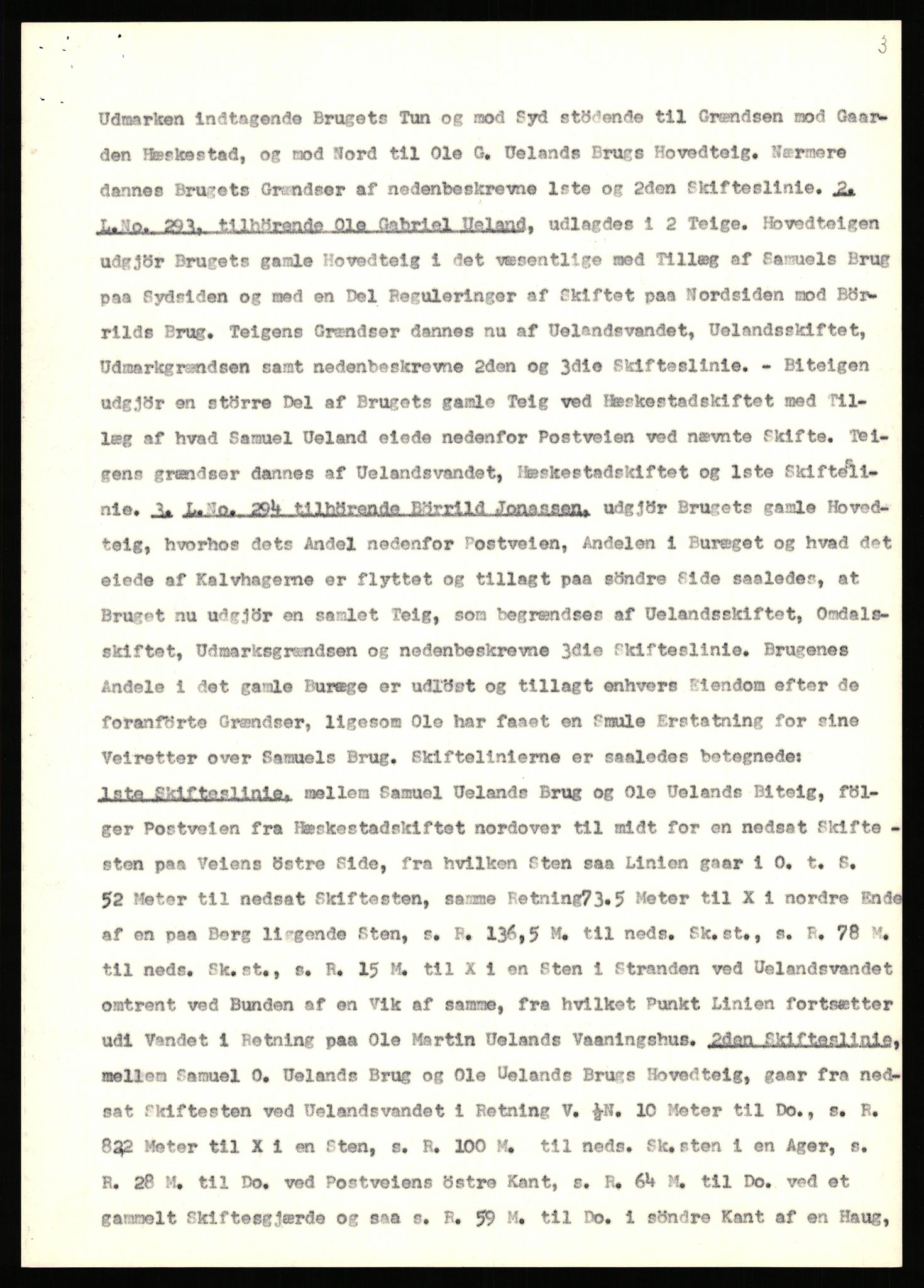 Statsarkivet i Stavanger, AV/SAST-A-101971/03/Y/Yj/L0036: Avskrifter sortert etter gårdsnavn: Hervik - Hetland i Høyland, 1750-1930, p. 549