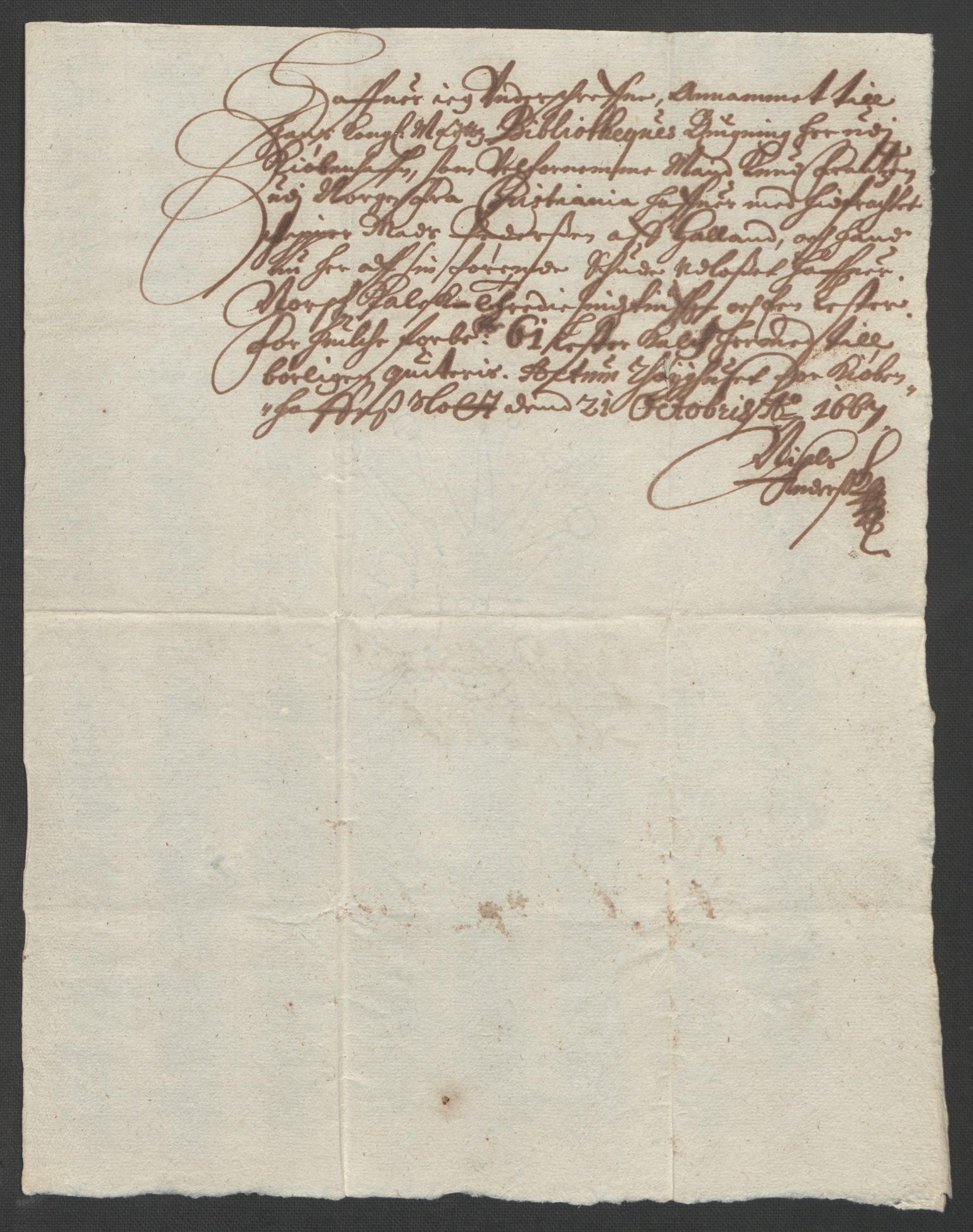 Rentekammeret inntil 1814, Reviderte regnskaper, Stiftamtstueregnskaper, Landkommissariatet på Akershus og Akershus stiftamt, AV/RA-EA-5869/R/Rb/L0045: Akershus stiftamt, 1667