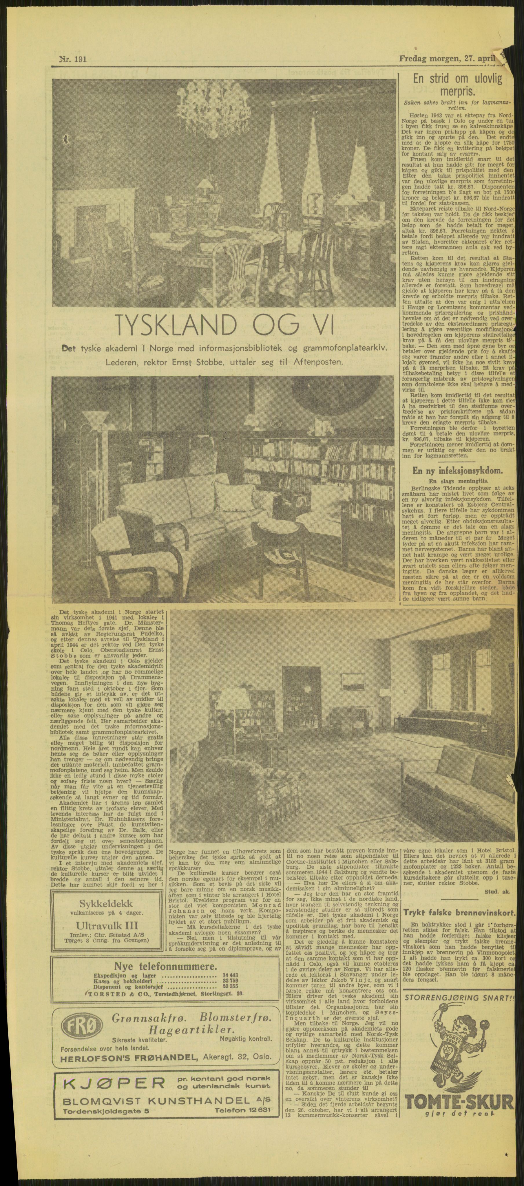 Universitetsbiblioteket i Oslo, AV/RA-S-4102/D/De/L0002: --, 1918-1950, p. 1091
