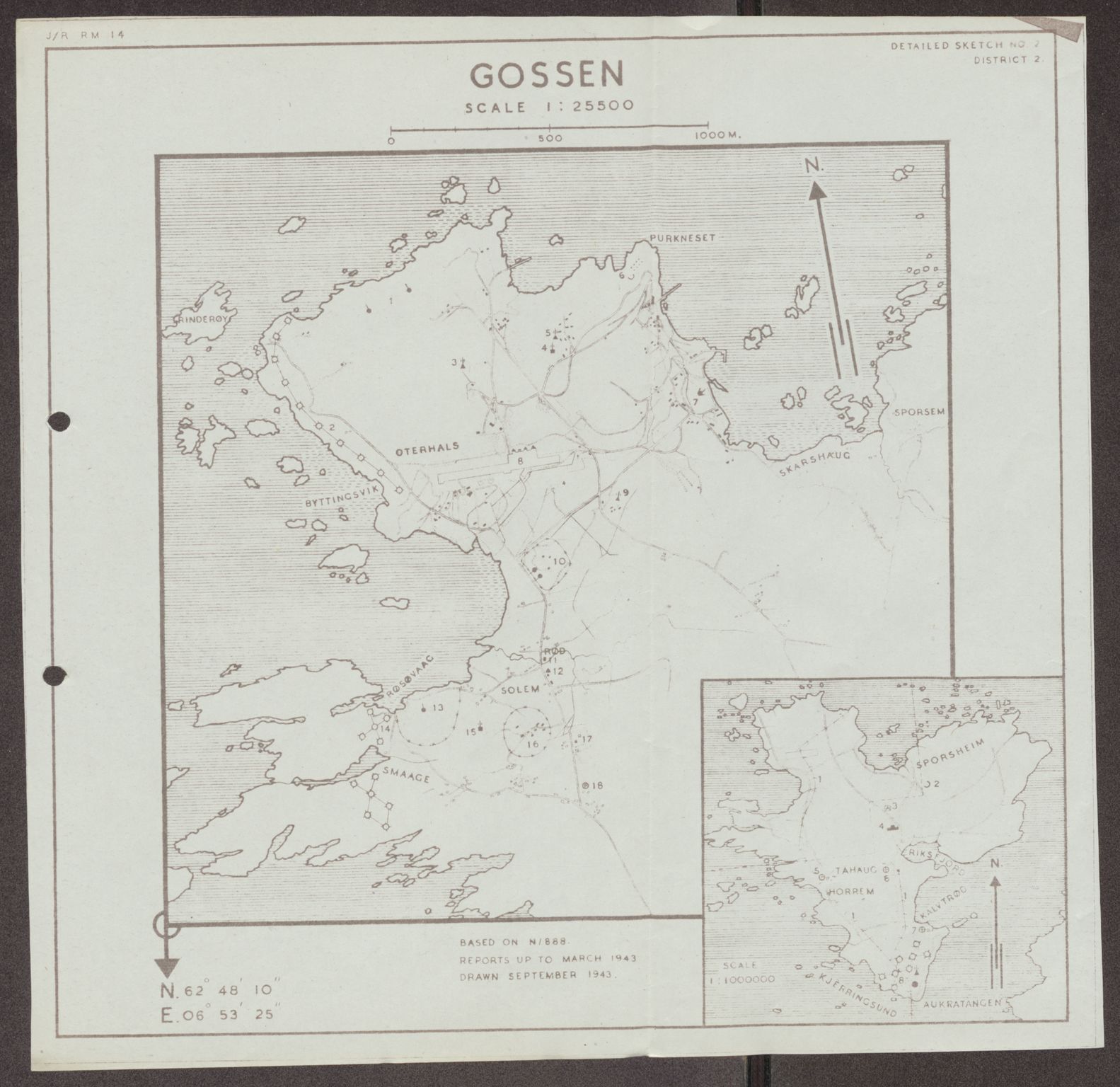 Forsvaret, Forsvarets overkommando II, AV/RA-RAFA-3915/D/Dd/L0008: Minefields. Prohibited Areas. Airfields, 1944, p. 105