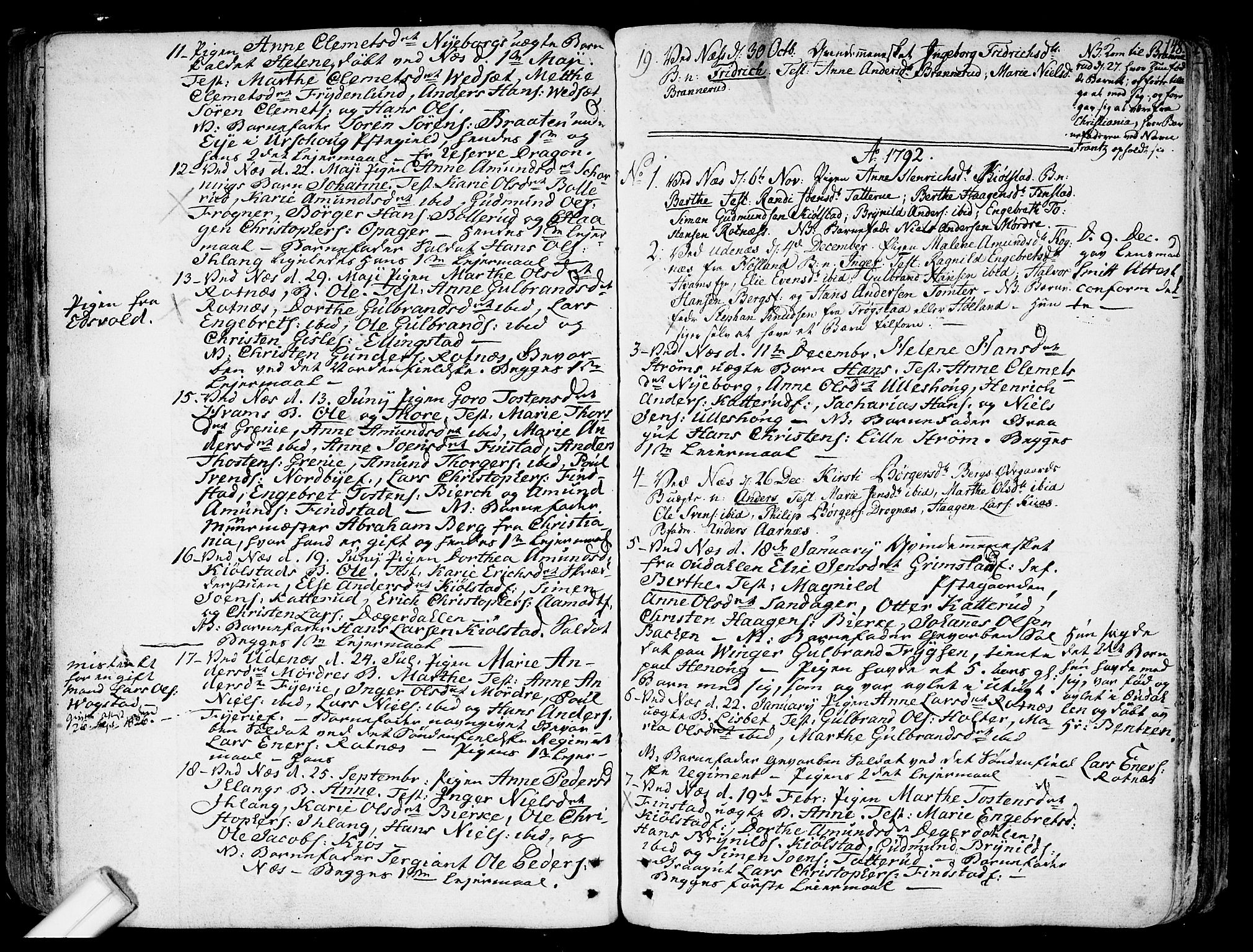 Nes prestekontor Kirkebøker, SAO/A-10410/F/Fa/L0004: Parish register (official) no. I 4, 1781-1816, p. 148
