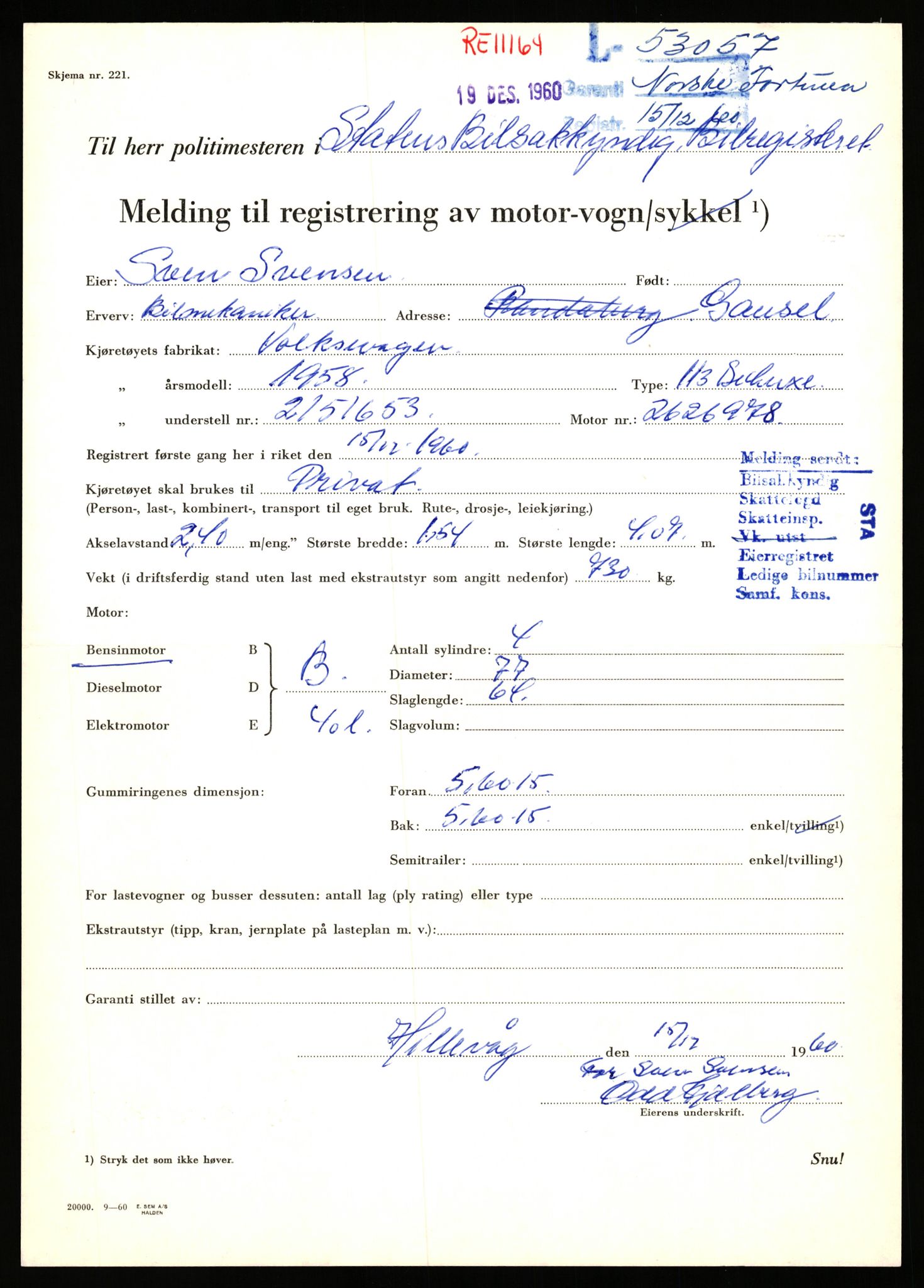 Stavanger trafikkstasjon, AV/SAST-A-101942/0/F/L0053: L-52900 - L-54199, 1930-1971, p. 449