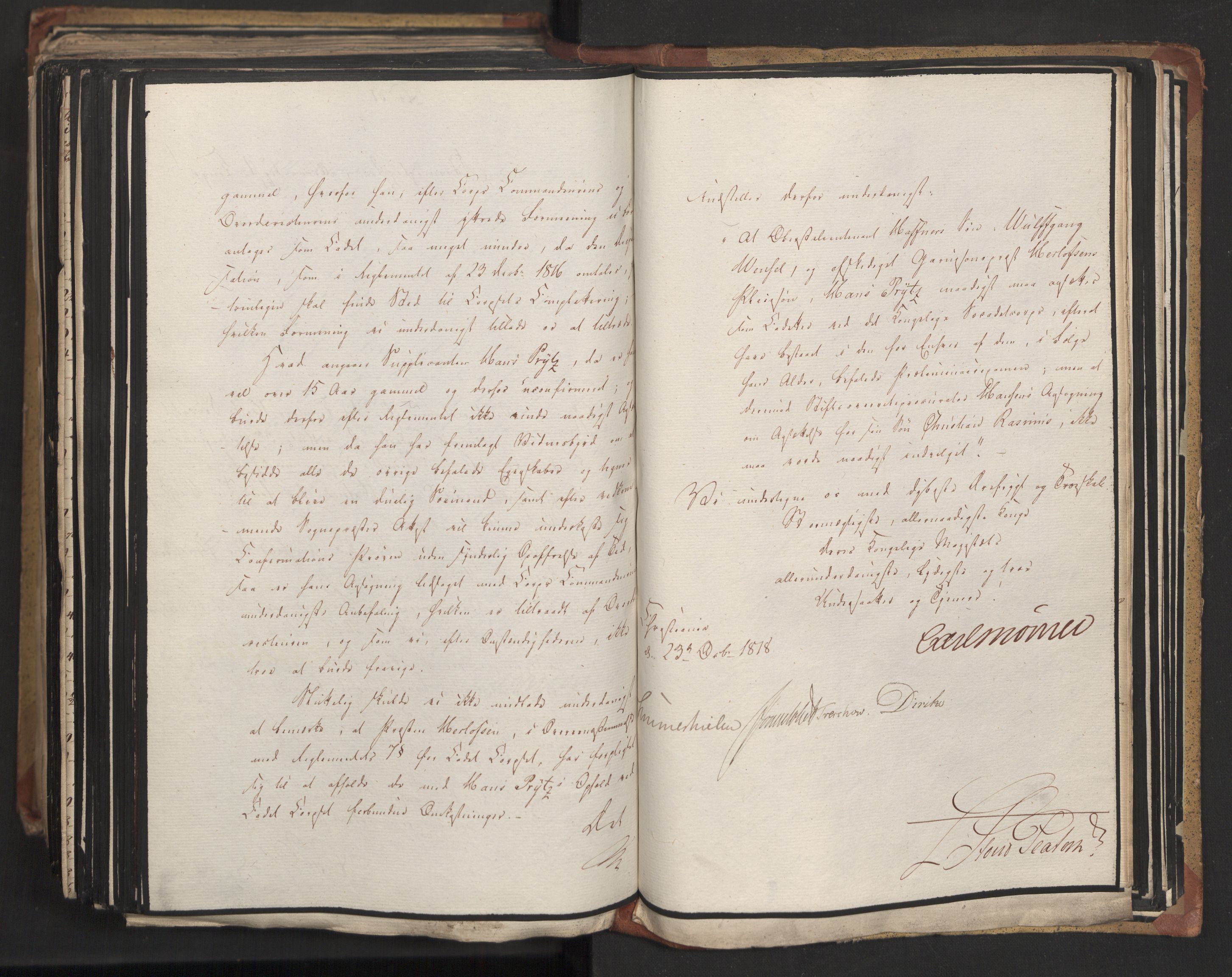 Statsrådsavdelingen i Stockholm, AV/RA-S-1003/D/Da/L0015: Regjeringsinnstillinger nr. 3058-3300, 1818, p. 521