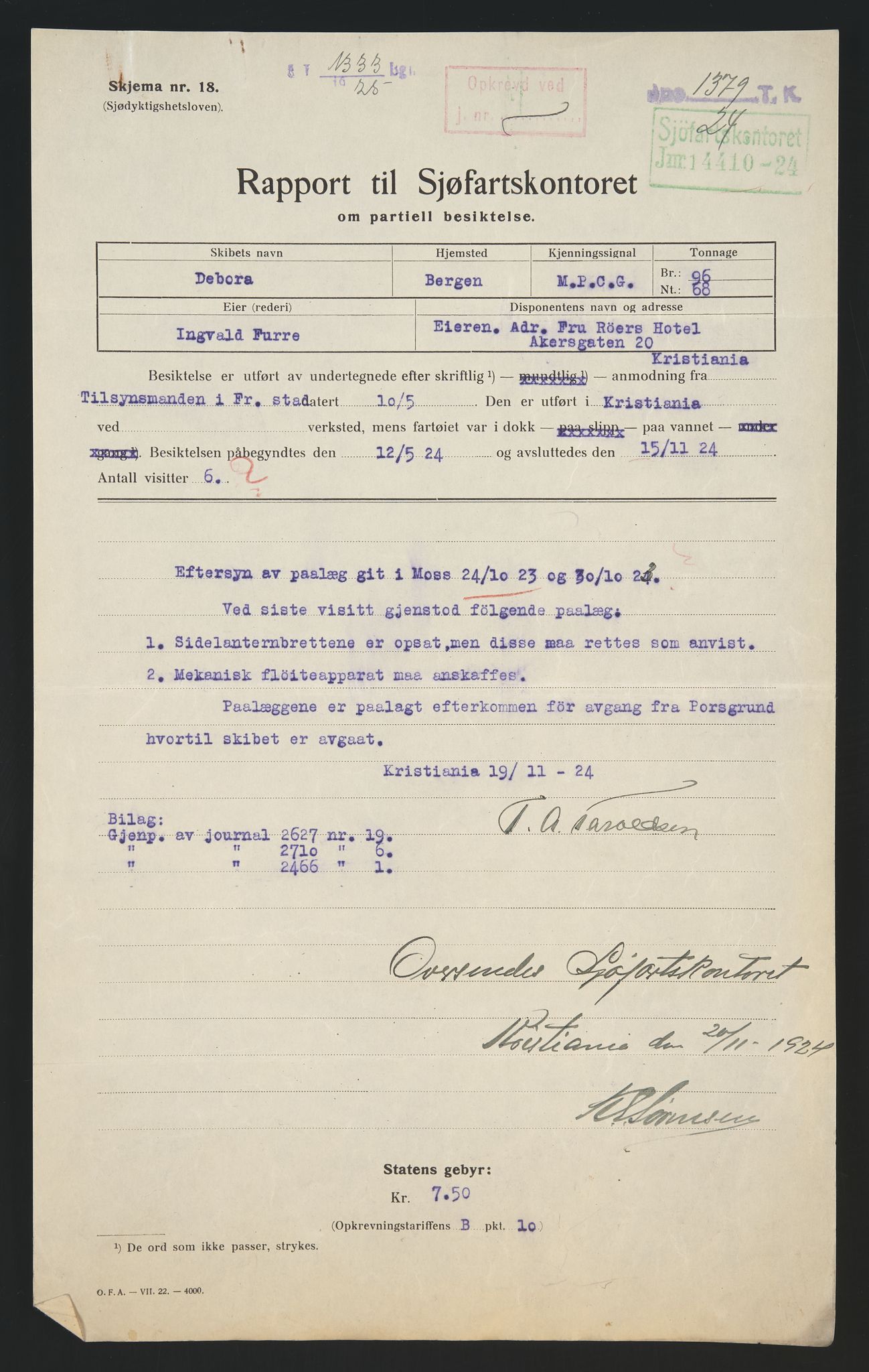 Sjøfartsdirektoratet med forløpere, skipsmapper slettede skip, AV/RA-S-4998/F/Fa/L0235: --, 1847-1930, p. 17