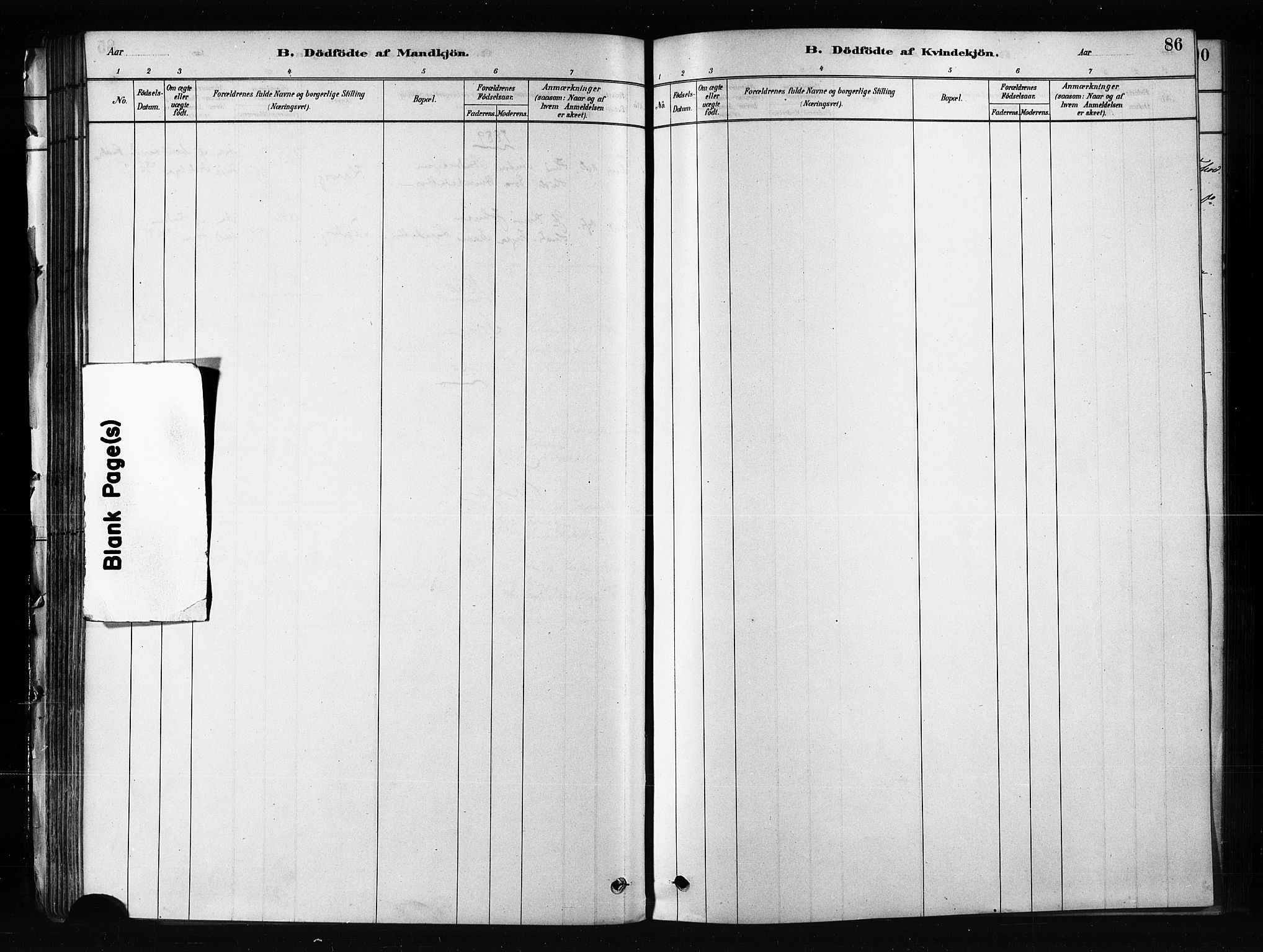 Skjervøy sokneprestkontor, AV/SATØ-S-1300/H/Ha/Haa/L0012kirke: Parish register (official) no. 12, 1878-1891, p. 86