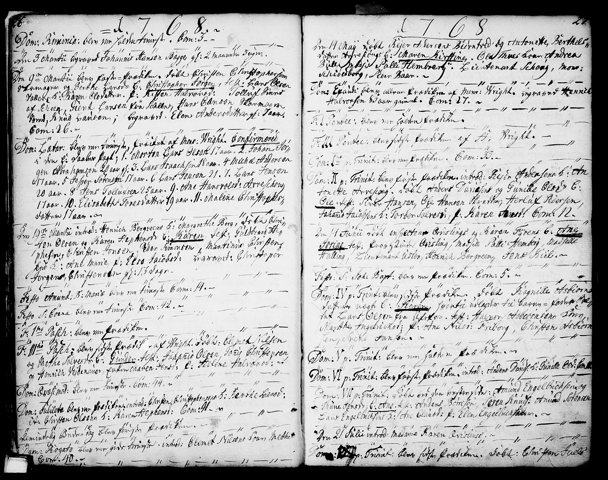 Porsgrunn kirkebøker , SAKO/A-104/F/Fa/L0002: Parish register (official) no. 2, 1764-1814, p. 26-27