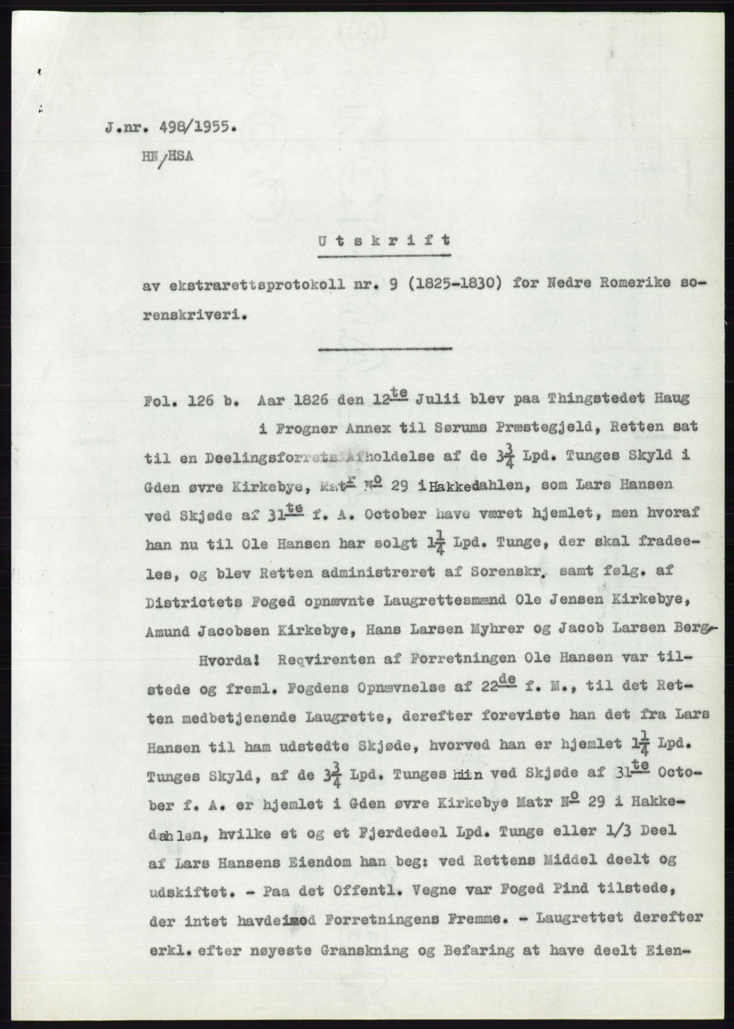 Statsarkivet i Oslo, SAO/A-10621/Z/Zd/L0002: Avskrifter, j.nr 5-691/1955, 1955, p. 353