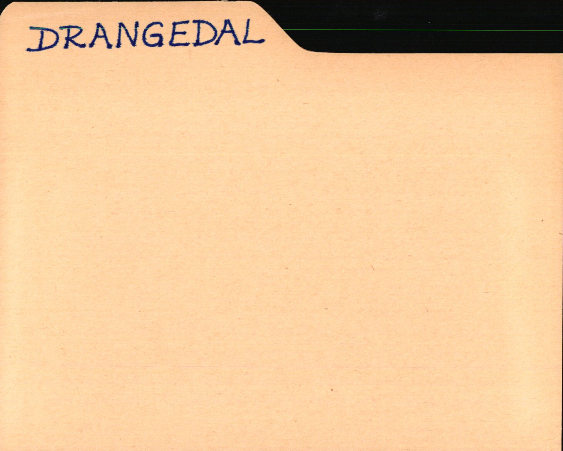 Statsarkivet i Kongsberg, AV/SAKO-A-0001/E/Ed/L0003/0003: Registerkort til avskrifter for eiendommer i Telemark / Eiendommer i Drangedal kommune, 1600-1950, p. 1