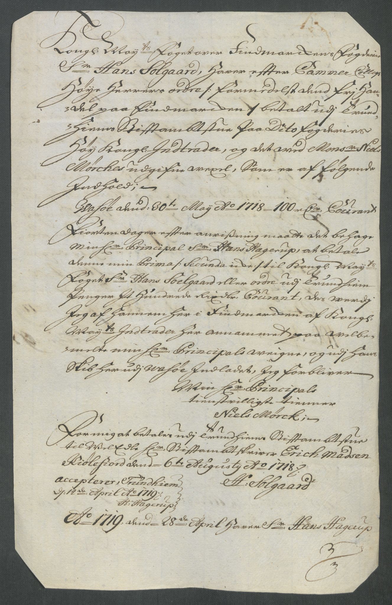 Rentekammeret inntil 1814, Reviderte regnskaper, Fogderegnskap, AV/RA-EA-4092/R69/L4857: Fogderegnskap Finnmark/Vardøhus, 1716-1718, p. 578