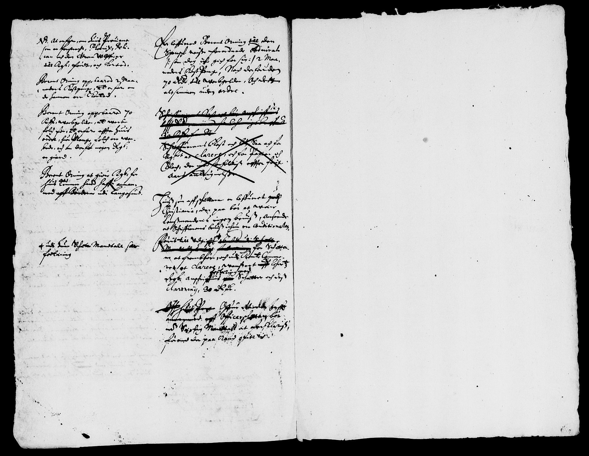 Rentekammeret inntil 1814, Reviderte regnskaper, Lensregnskaper, AV/RA-EA-5023/R/Rb/Rbp/L0030: Bratsberg len, 1643-1645