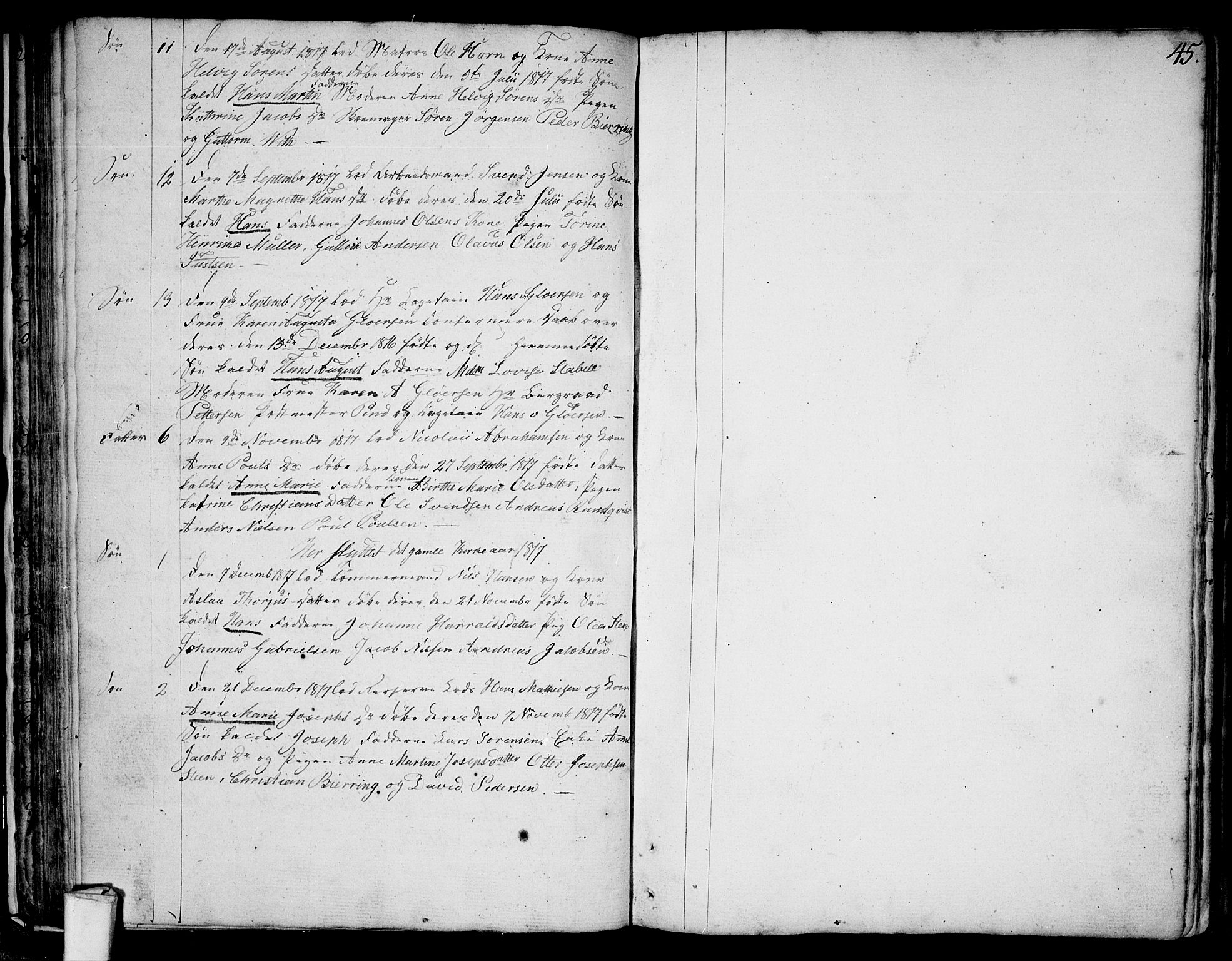 Larvik kirkebøker, AV/SAKO-A-352/F/Fb/L0001: Parish register (official) no. II 1, 1779-1817, p. 45