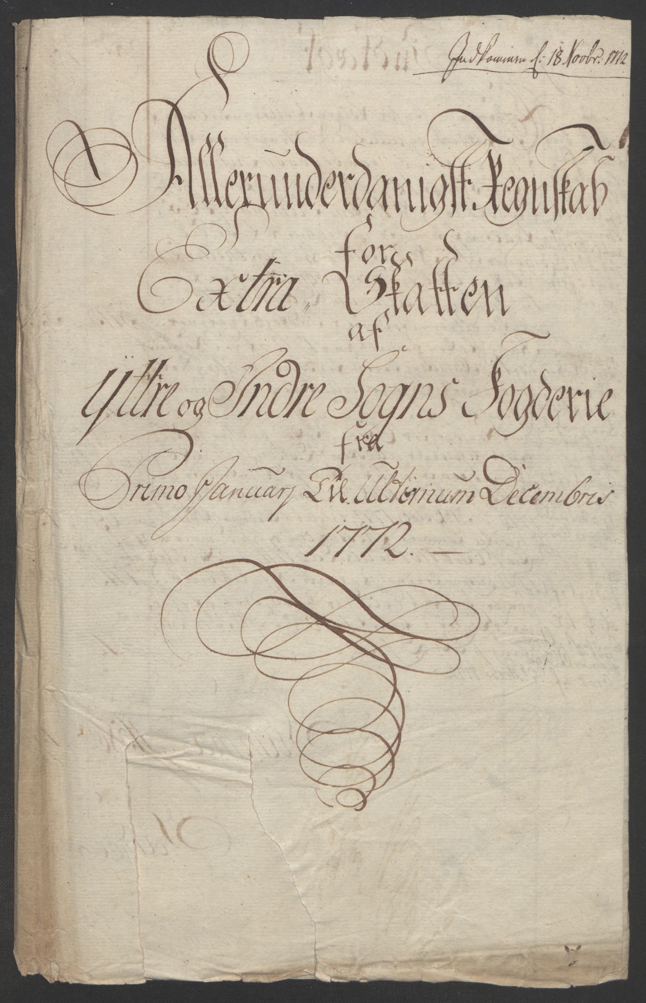 Rentekammeret inntil 1814, Realistisk ordnet avdeling, RA/EA-4070/Ol/L0018: [Gg 10]: Ekstraskatten, 23.09.1762. Sogn, 1762-1772, p. 362