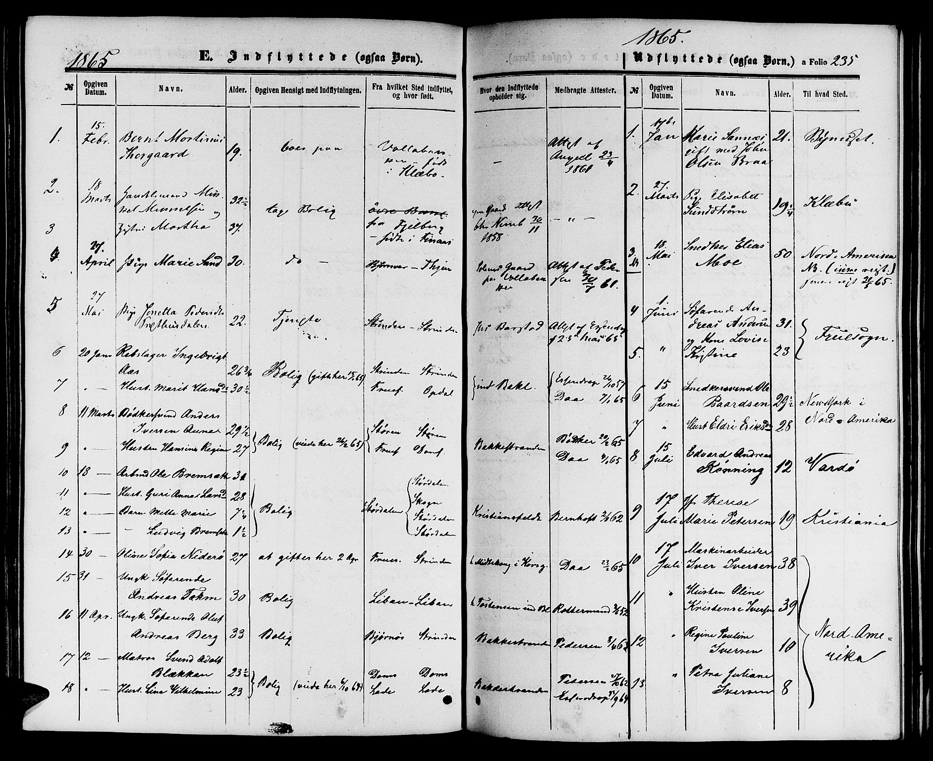 Ministerialprotokoller, klokkerbøker og fødselsregistre - Sør-Trøndelag, SAT/A-1456/604/L0185: Parish register (official) no. 604A06, 1861-1865, p. 235