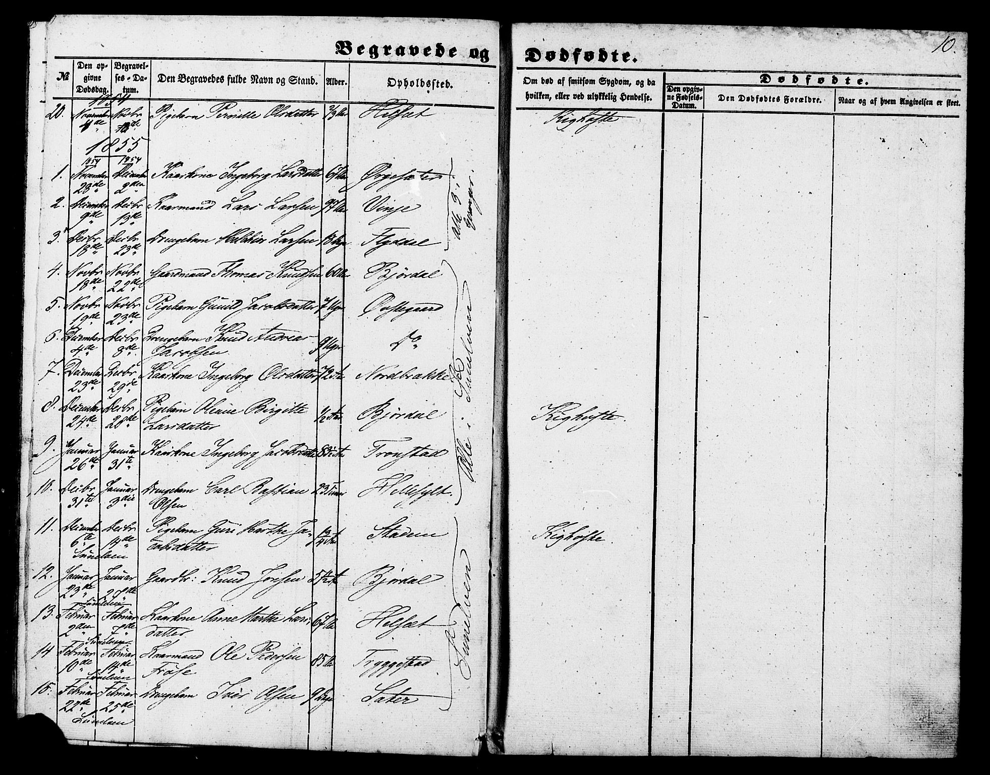 Ministerialprotokoller, klokkerbøker og fødselsregistre - Møre og Romsdal, SAT/A-1454/517/L0223: Parish register (official) no. 517A03, 1850-1870, p. 10
