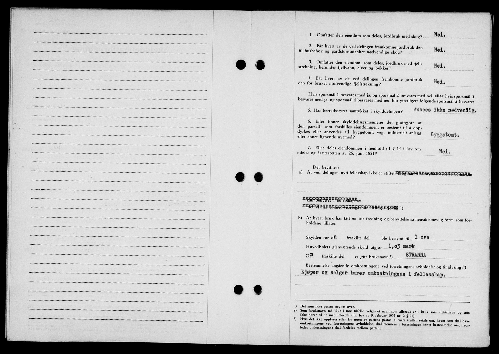 Lofoten sorenskriveri, SAT/A-0017/1/2/2C/L0019a: Mortgage book no. 19a, 1948-1948, Diary no: : 2105/1948