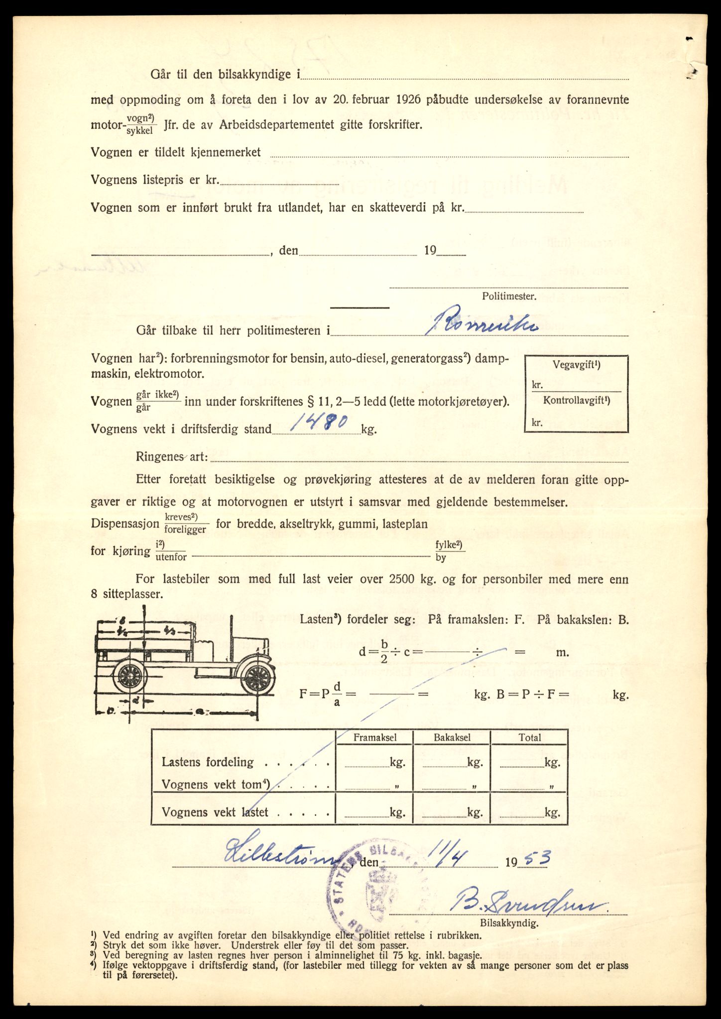 Møre og Romsdal vegkontor - Ålesund trafikkstasjon, SAT/A-4099/F/Fe/L0008: Registreringskort for kjøretøy T 747 - T 894, 1927-1998, p. 2695