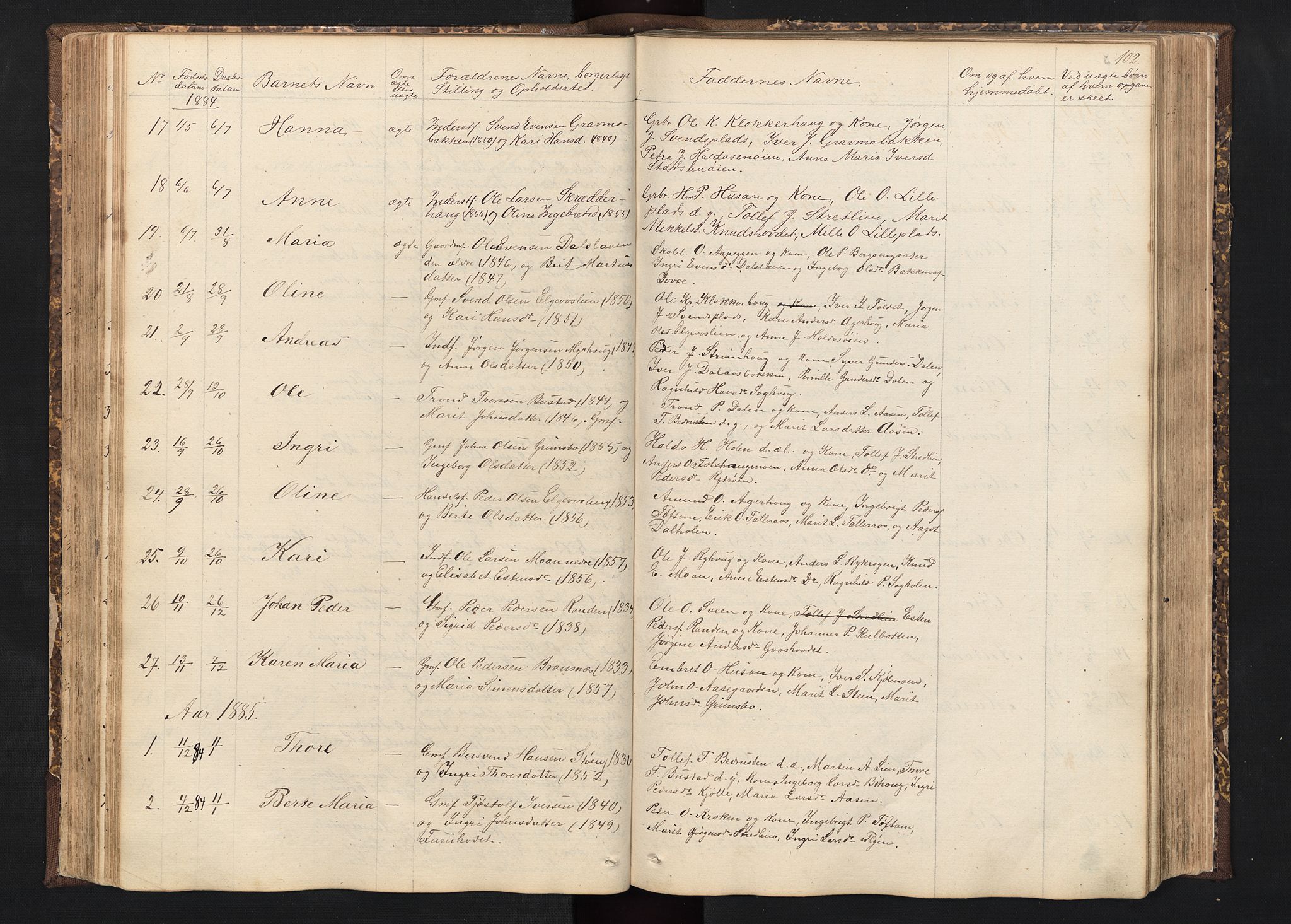 Alvdal prestekontor, SAH/PREST-060/H/Ha/Hab/L0001: Parish register (copy) no. 1, 1857-1893, p. 102