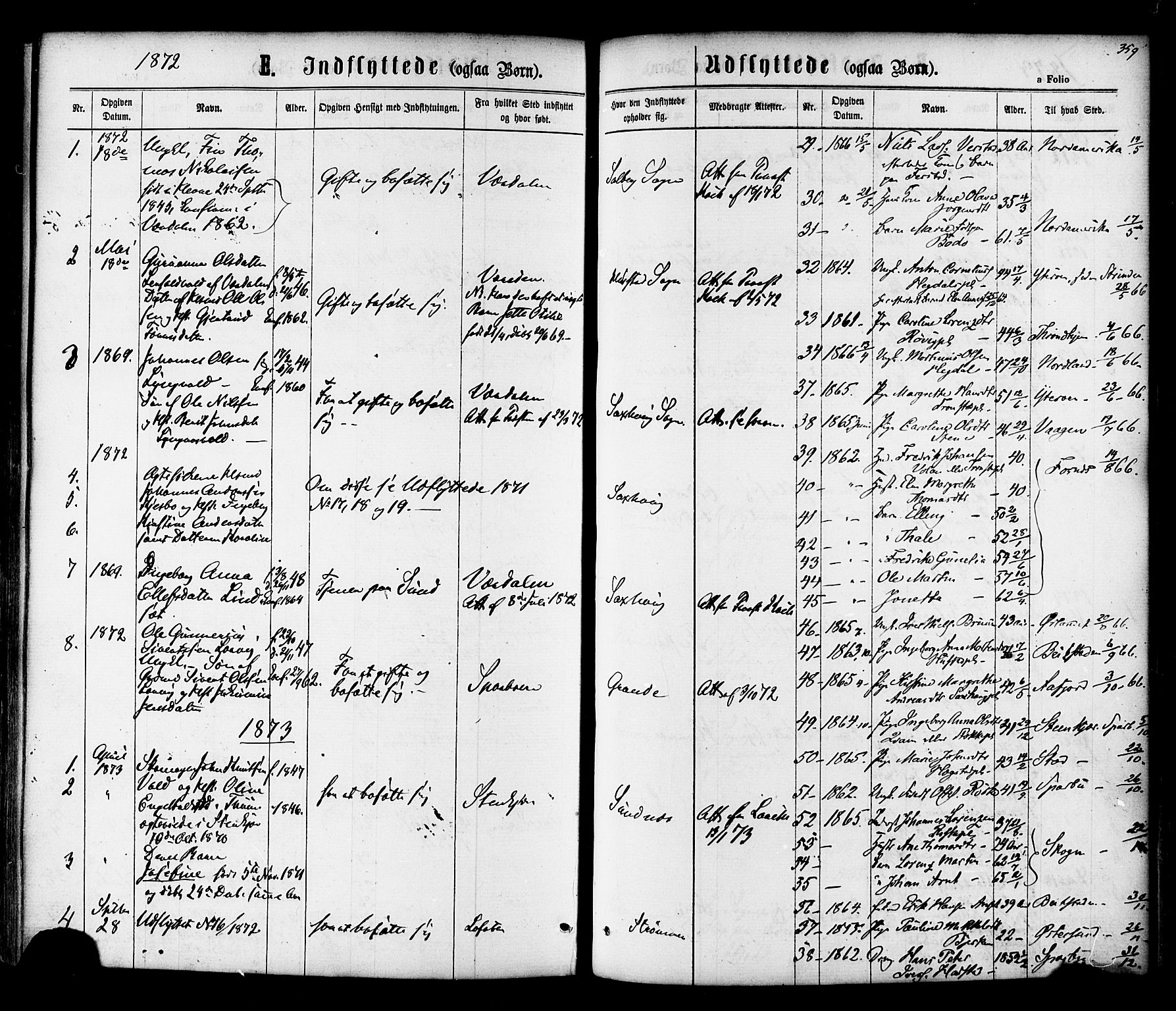 Ministerialprotokoller, klokkerbøker og fødselsregistre - Nord-Trøndelag, SAT/A-1458/730/L0284: Parish register (official) no. 730A09, 1866-1878, p. 359