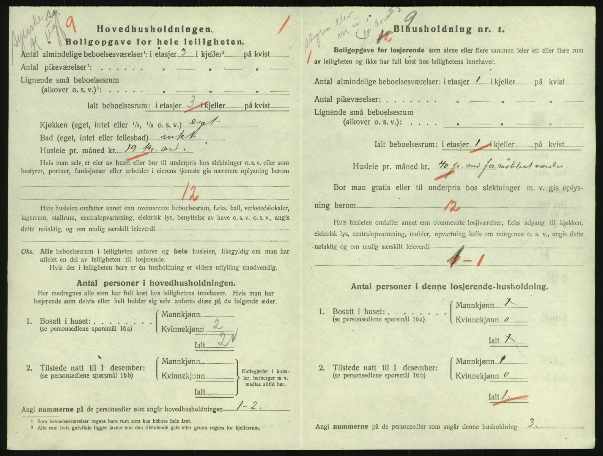 SAK, 1920 census for Lillesand, 1920, p. 548