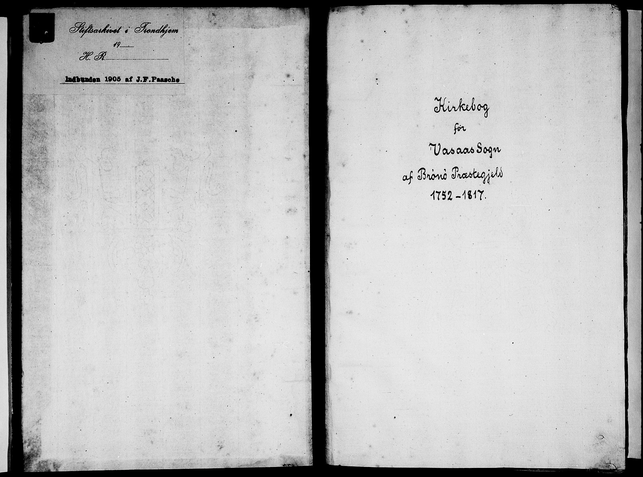 Ministerialprotokoller, klokkerbøker og fødselsregistre - Nordland, SAT/A-1459/810/L0137: Parish register (official) no. 810A01, 1752-1817
