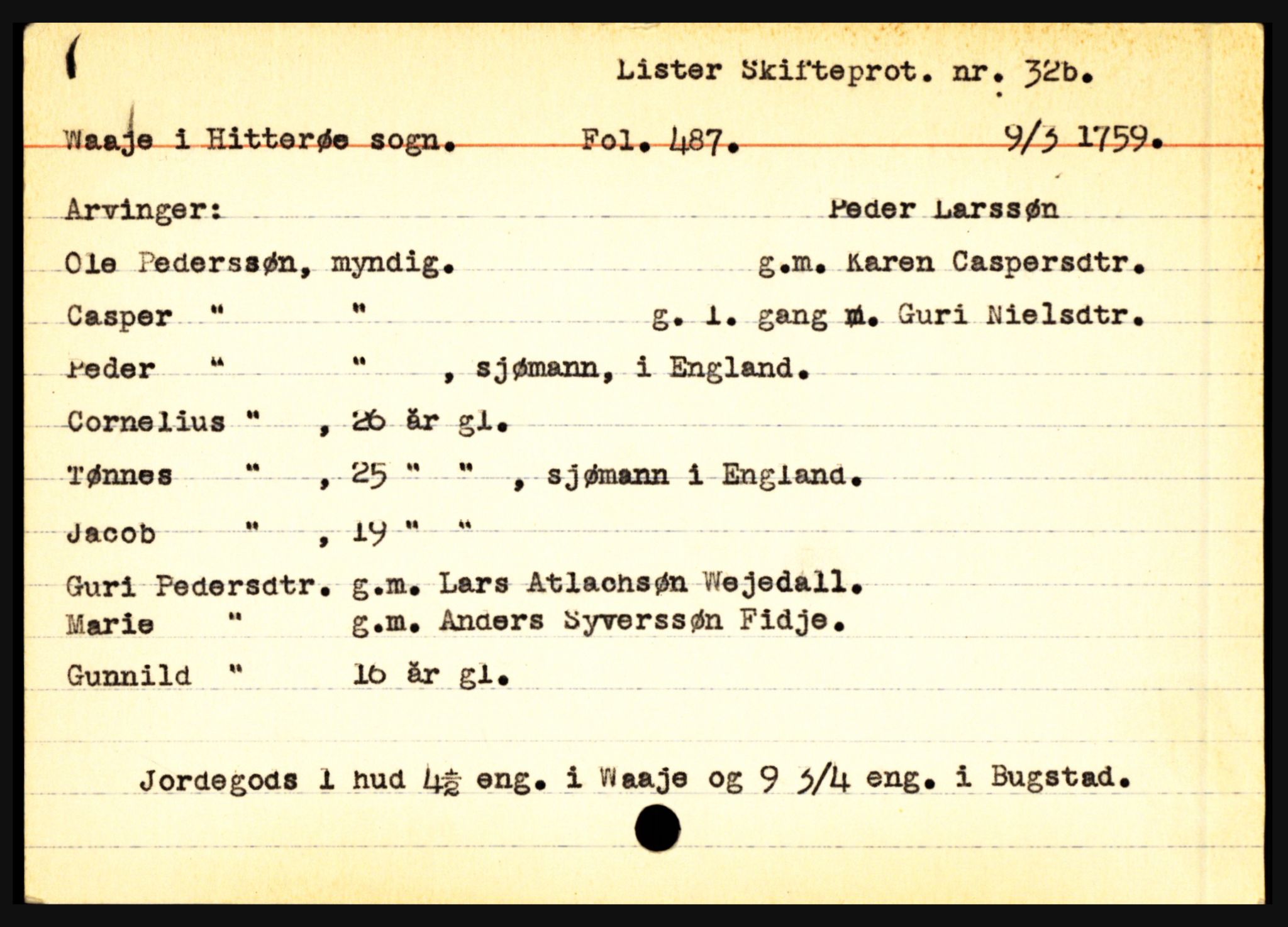 Lister sorenskriveri, AV/SAK-1221-0003/H, p. 43463