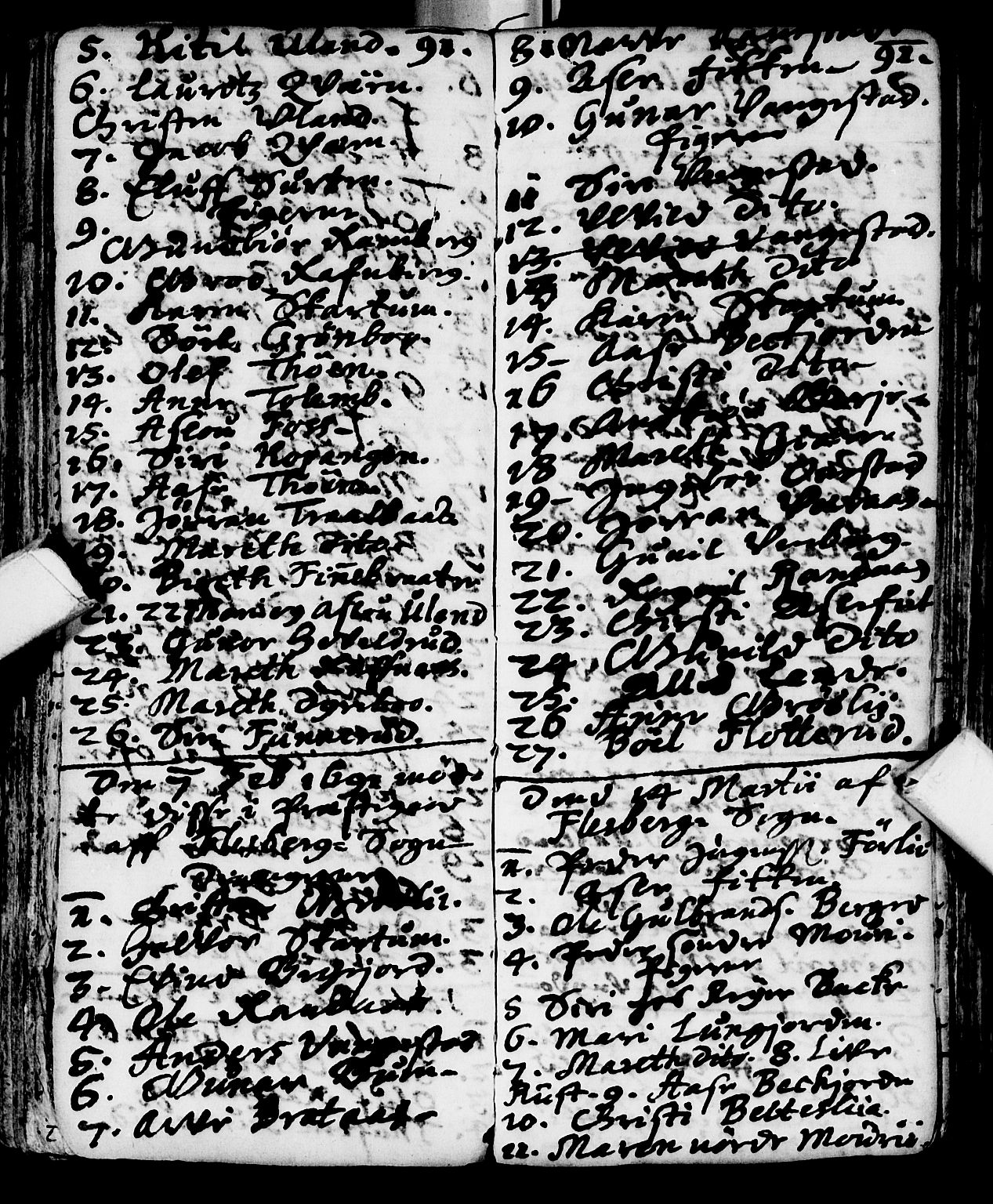 Flesberg kirkebøker, AV/SAKO-A-18/F/Fa/L0001: Parish register (official) no. I 1, 1688-1725