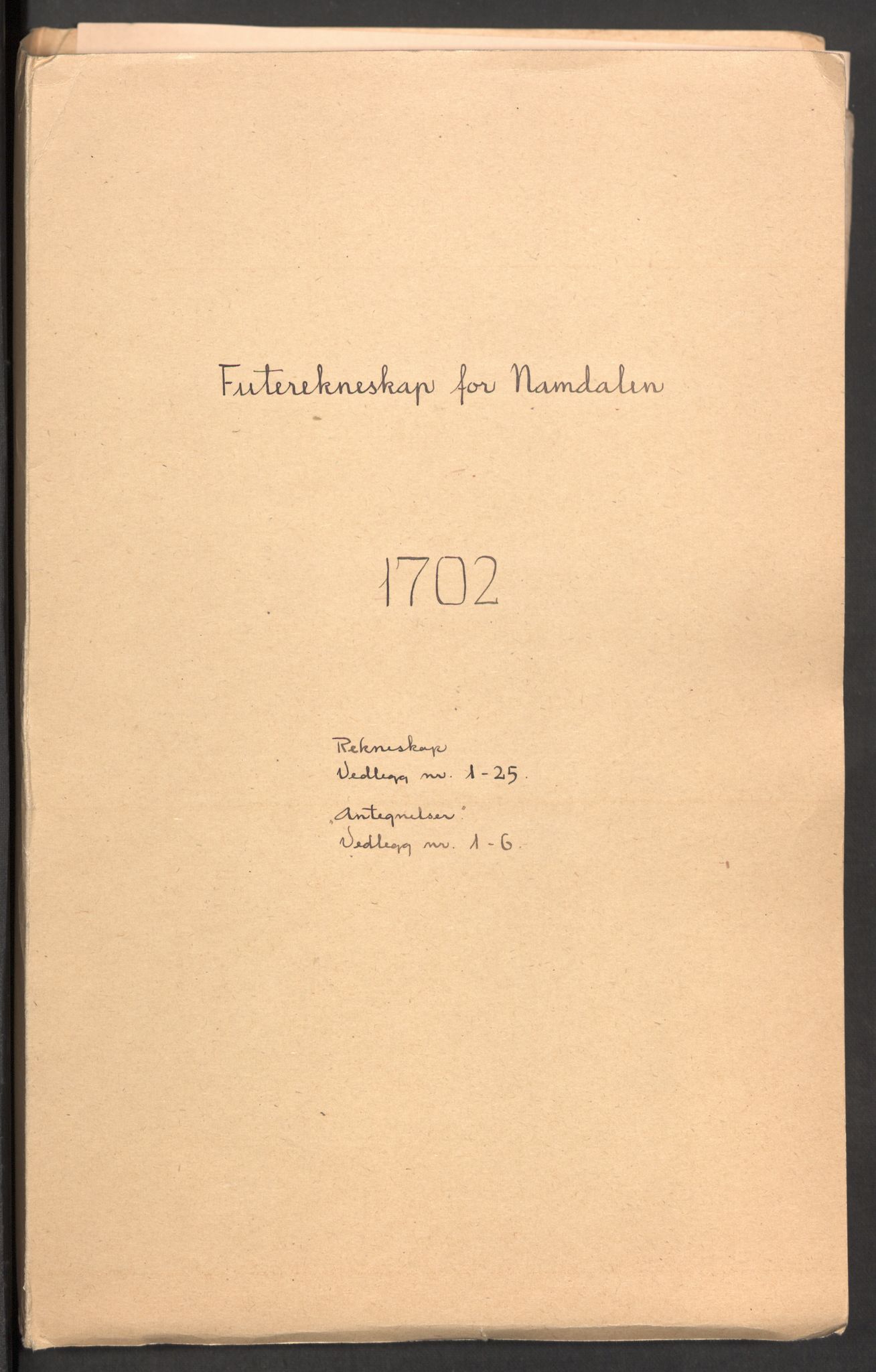 Rentekammeret inntil 1814, Reviderte regnskaper, Fogderegnskap, RA/EA-4092/R64/L4427: Fogderegnskap Namdal, 1701-1702, p. 190