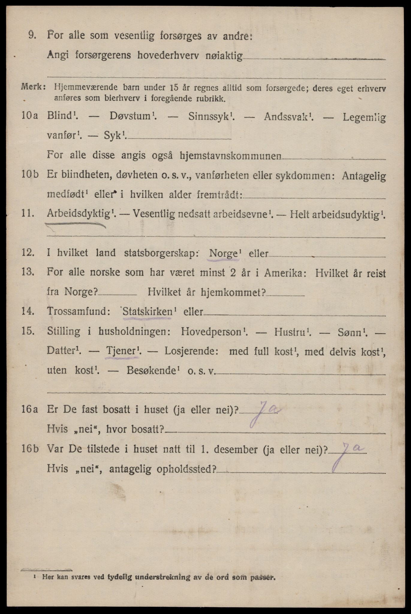 SAST, 1920 census for Hetland, 1920, p. 24550