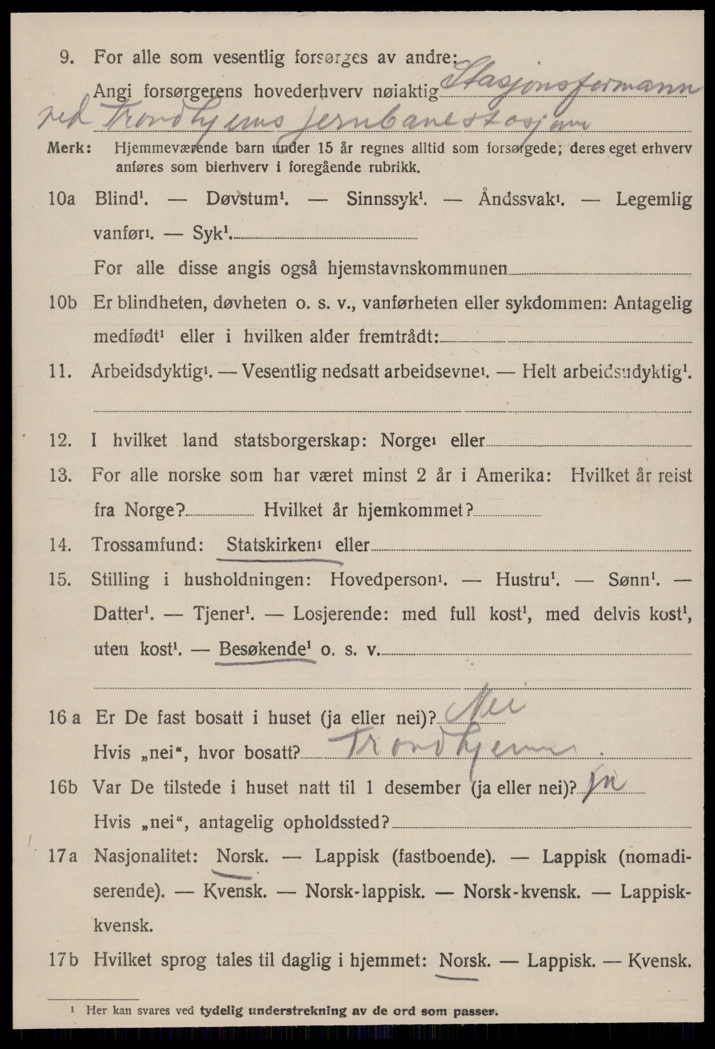 SAT, 1920 census for Horg, 1920, p. 5349