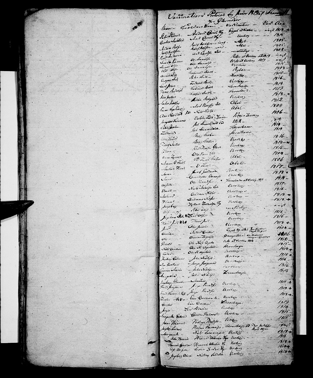 Risør sokneprestkontor, SAK/1111-0035/F/Fb/L0003: Parish register (copy) no. B 3 /1, 1812-1874, p. 11