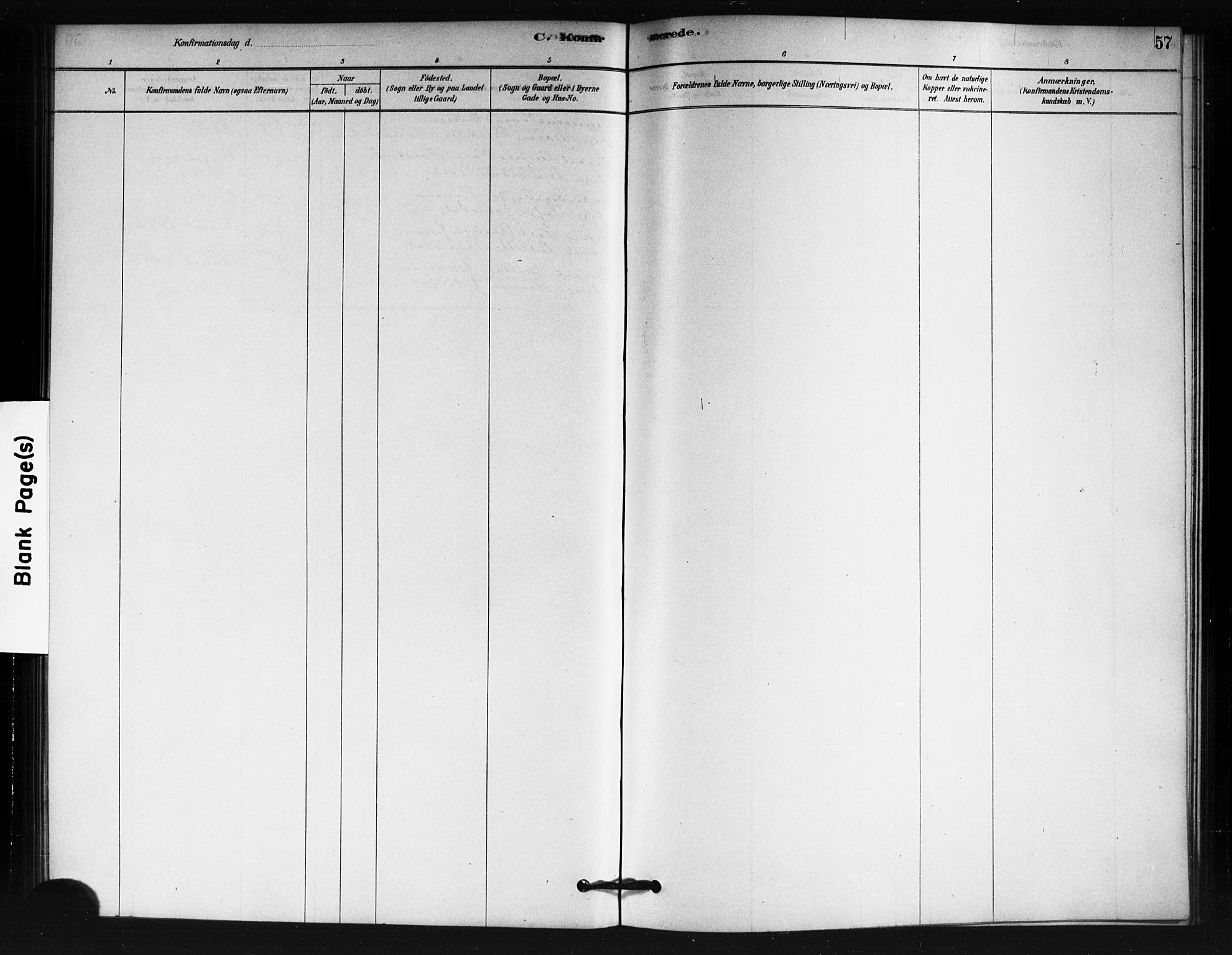 Fet prestekontor Kirkebøker, AV/SAO-A-10370a/F/Fb/L0001: Parish register (official) no. II 1, 1878-1891, p. 57