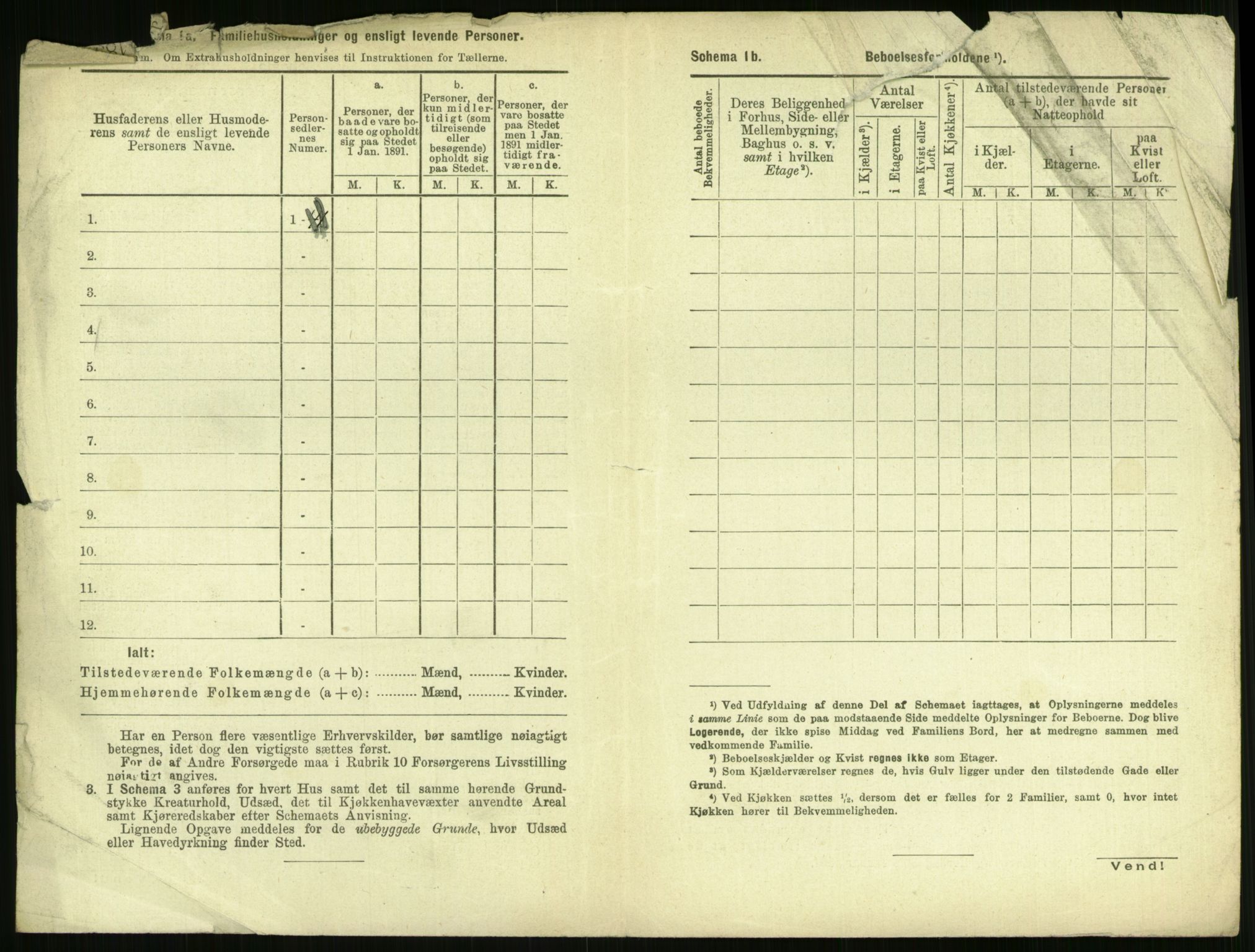 RA, 1891 census for 0707 Larvik, 1891, p. 216