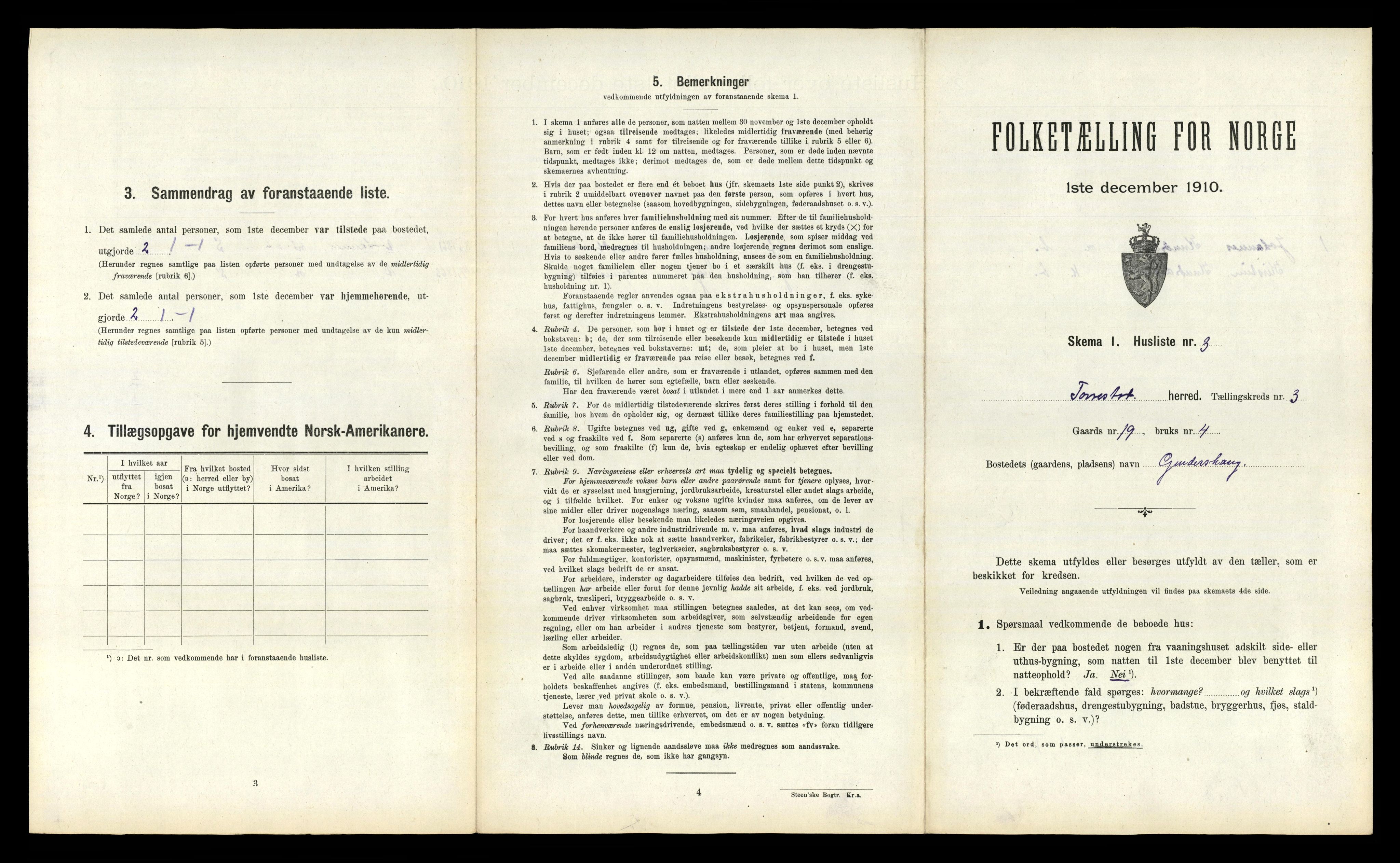 RA, 1910 census for Torvastad, 1910, p. 471