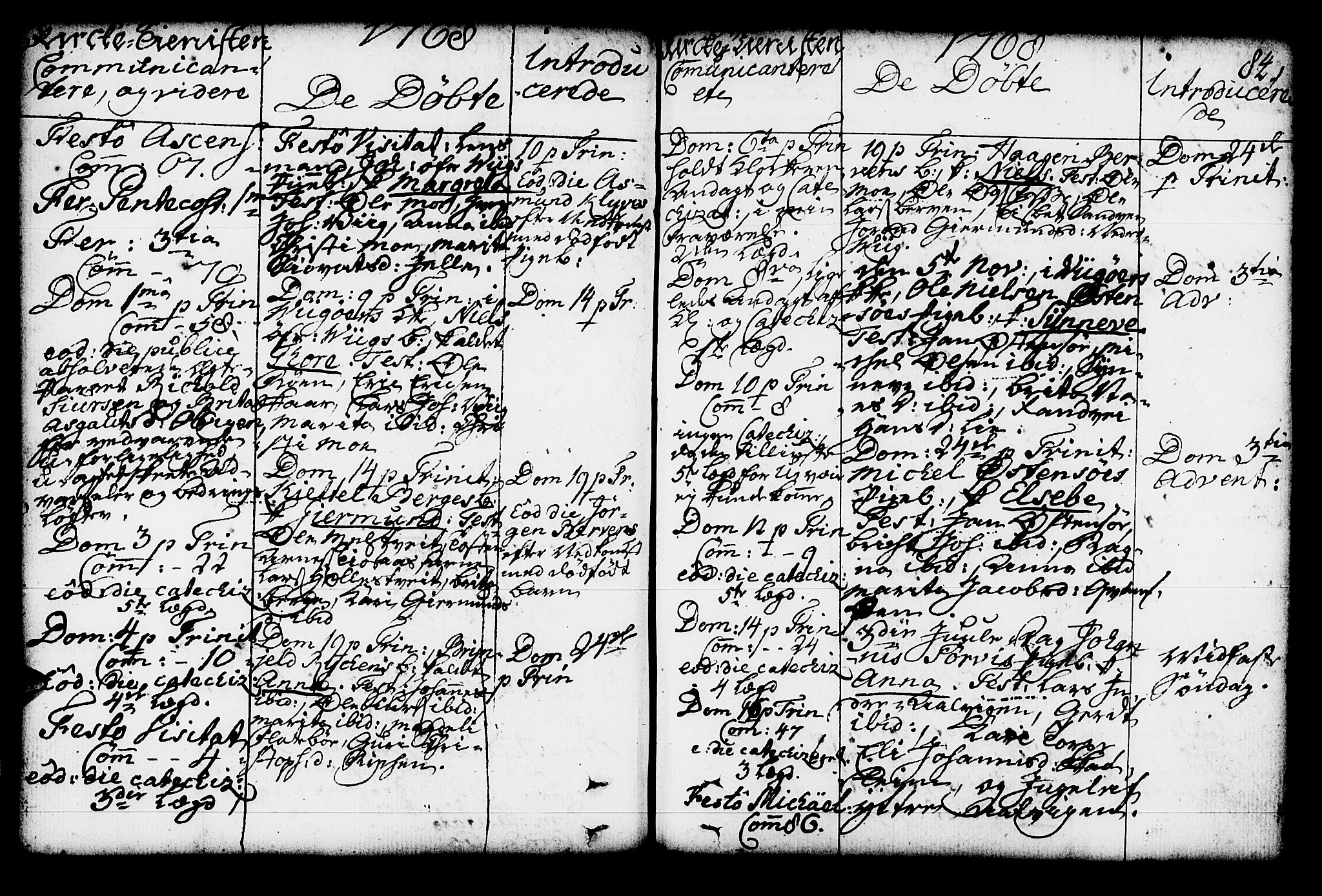 Kvam sokneprestembete, AV/SAB-A-76201/H/Haa: Parish register (official) no. A 4, 1743-1795, p. 84