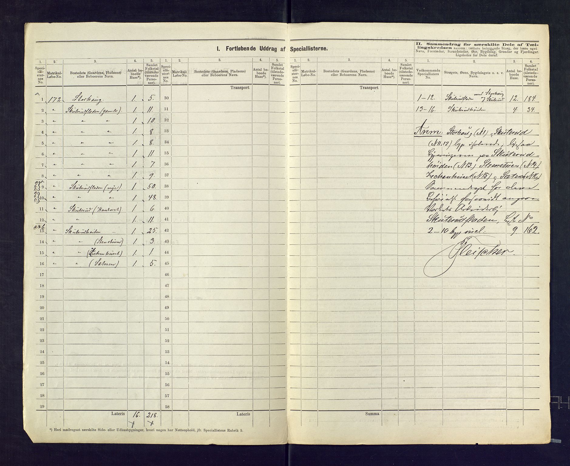 SAKO, 1875 census for 0623P Modum, 1875, p. 95