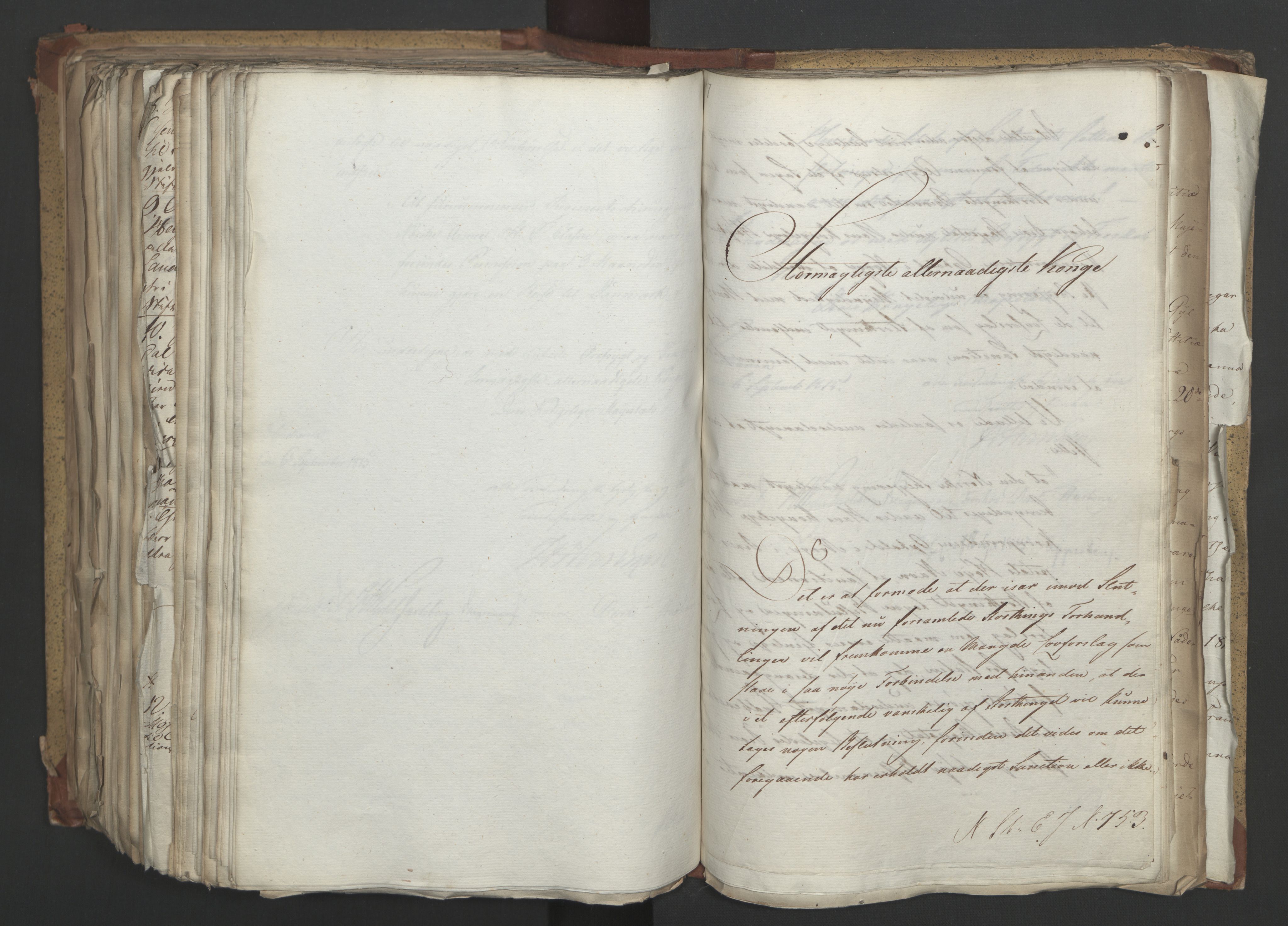 Statsrådsavdelingen i Stockholm, AV/RA-S-1003/D/Da/L0003: Regjeringsinnstillinger nr. 519-787, 1815, p. 501