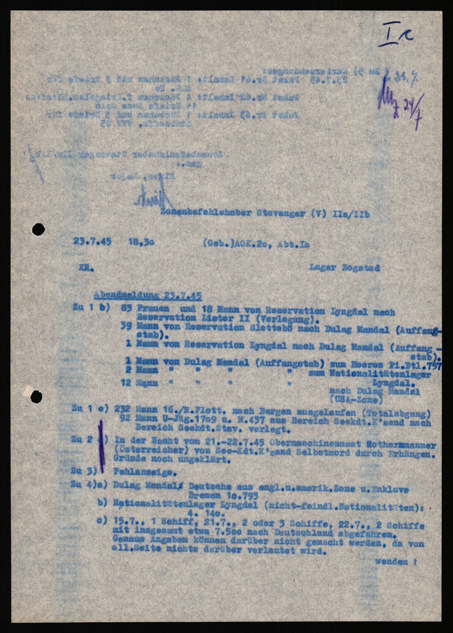 Deutscher Oberbefehlshaber Norwegen (DOBN), AV/RA-RAFA-2197/D/Dl/L0119: DB Zone Stavanger Abt. Ic, 1945, p. 327