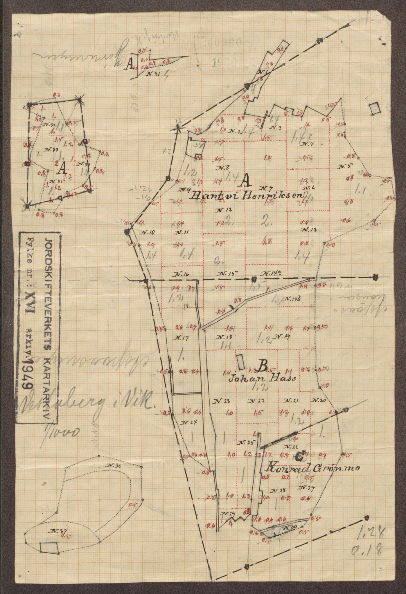 Jordskifteverkets kartarkiv, RA/S-3929/T, 1859-1988, p. 2357