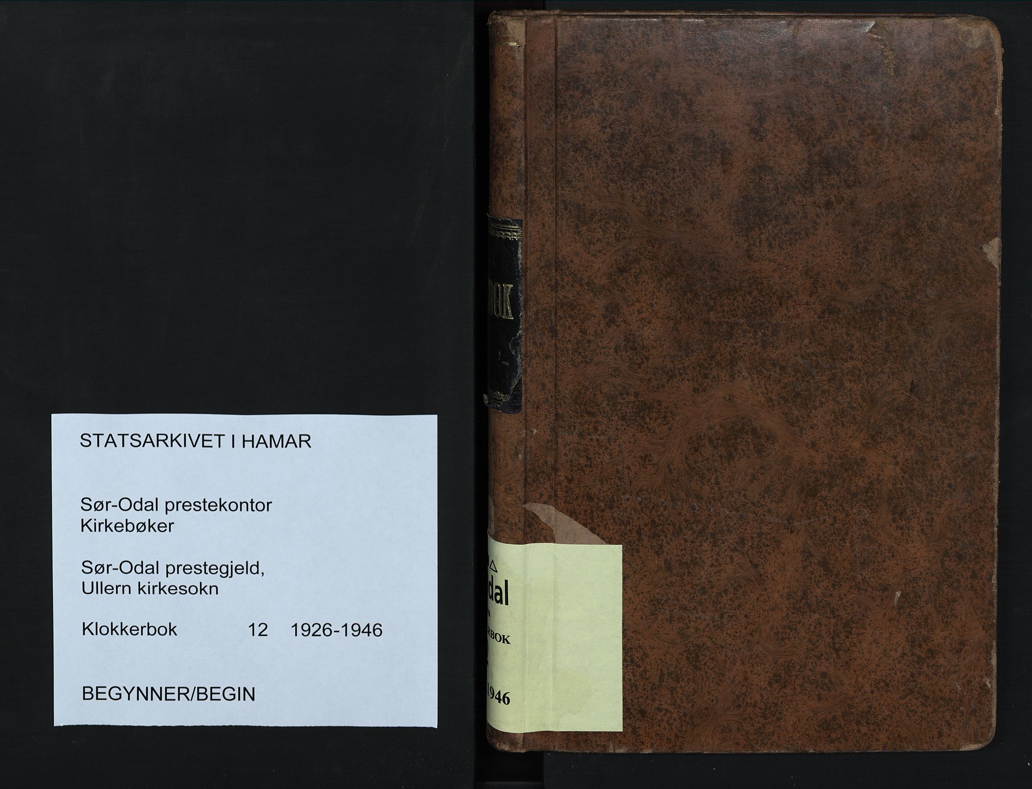 Sør-Odal prestekontor, SAH/PREST-030/H/Ha/Hab/L0012: Parish register (copy) no. 12, 1926-1946