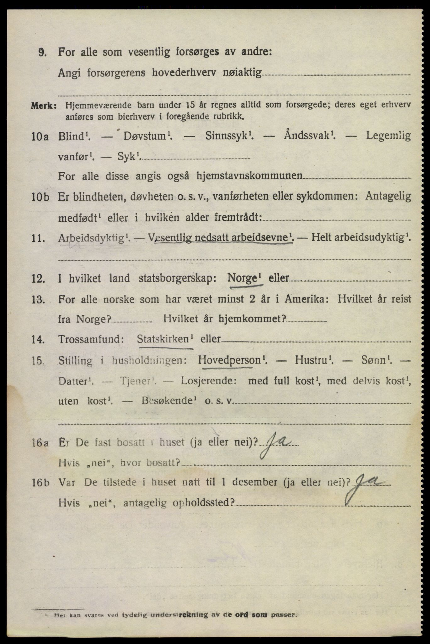 SAKO, 1920 census for Sauherad, 1920, p. 7122