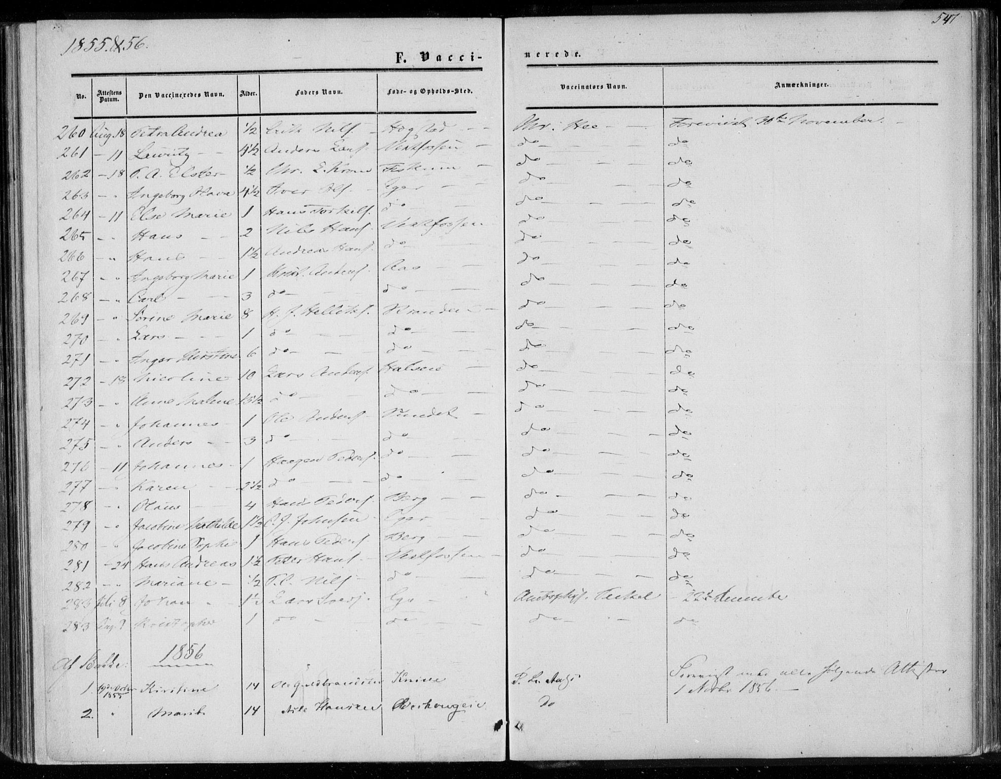 Eiker kirkebøker, AV/SAKO-A-4/F/Fa/L0015b: Parish register (official) no. I 15B, 1854-1860, p. 547