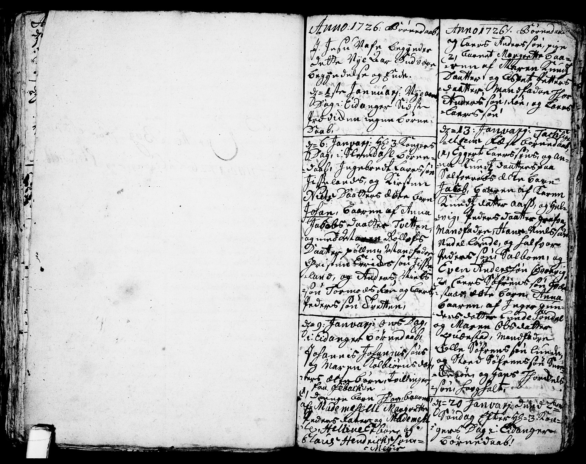 Eidanger kirkebøker, AV/SAKO-A-261/F/Fa/L0003: Parish register (official) no. 3, 1719-1732