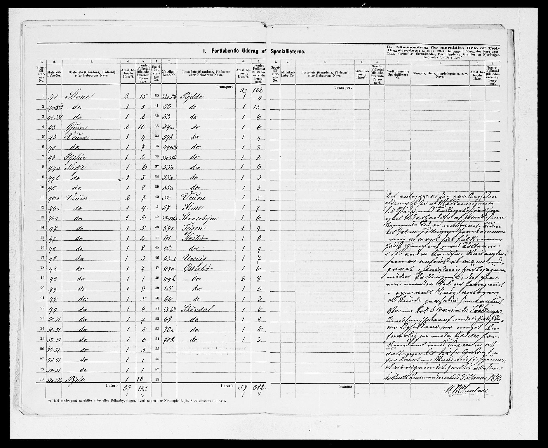 SAB, 1875 census for 1421P Aurland, 1875, p. 11