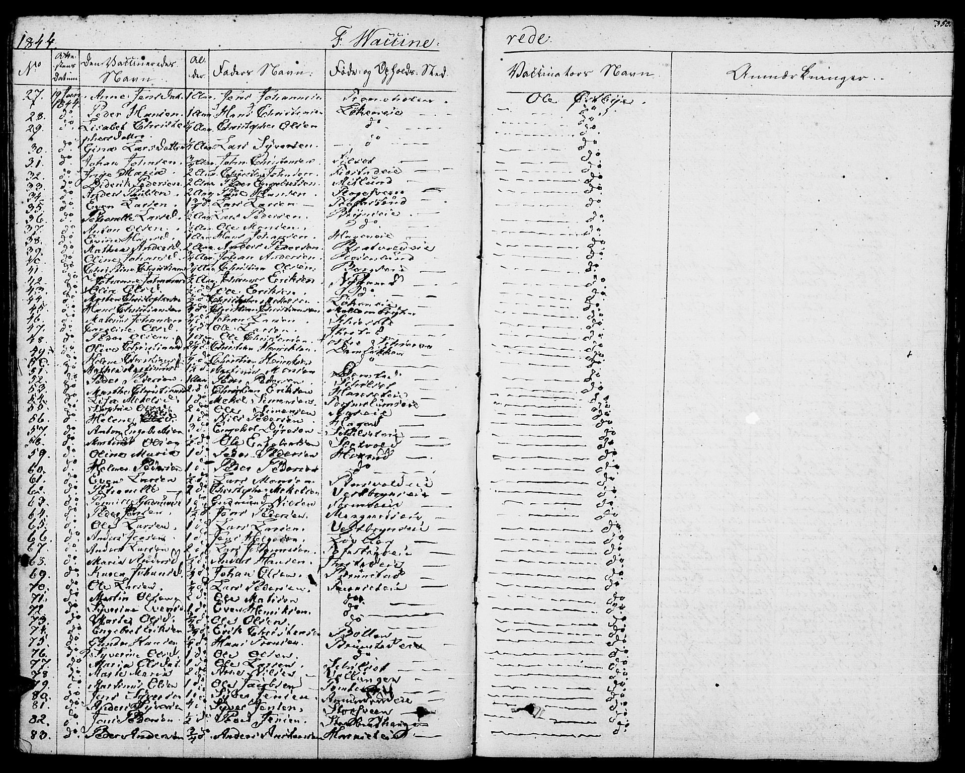 Romedal prestekontor, SAH/PREST-004/K/L0003: Parish register (official) no. 3, 1829-1846, p. 350