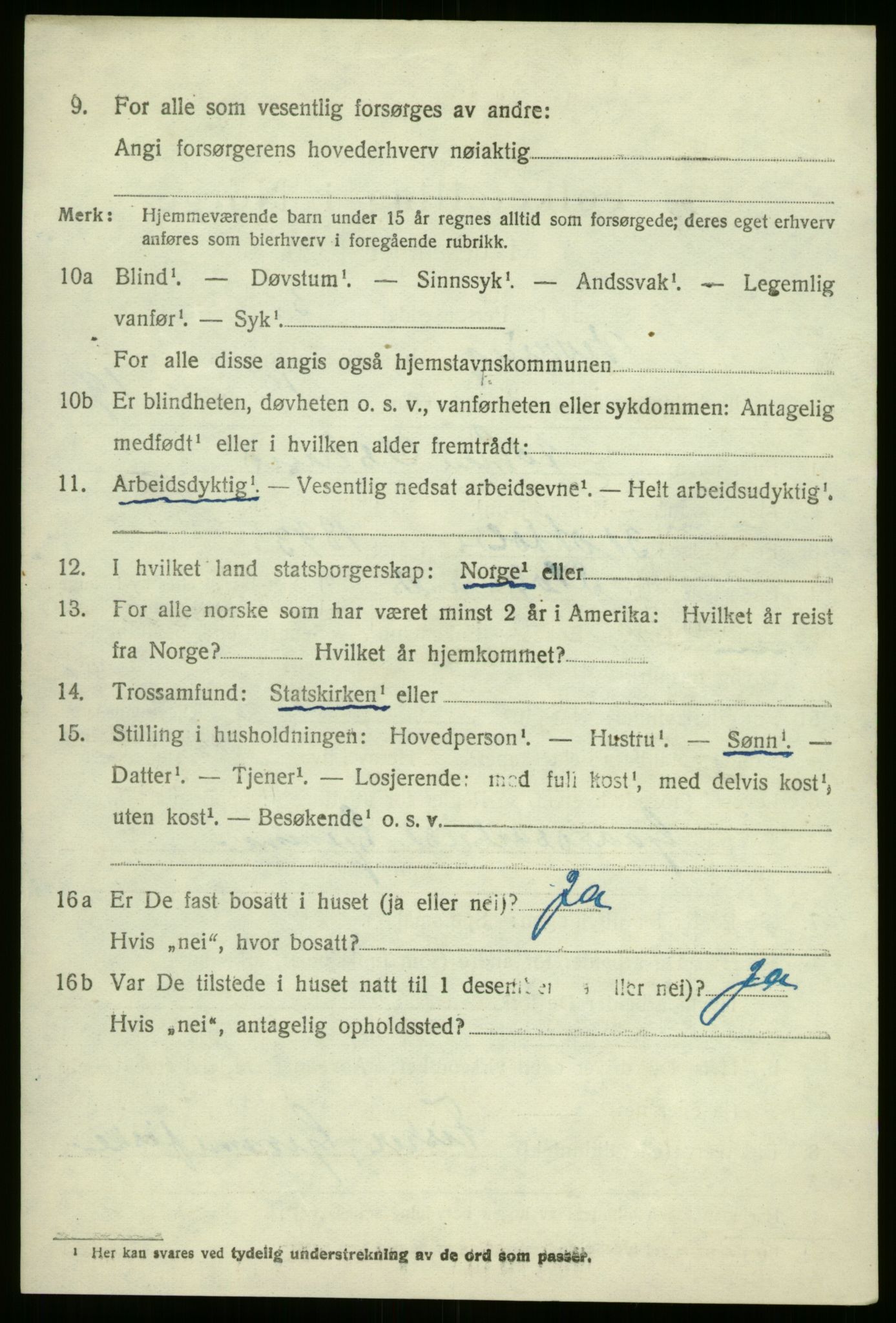 SAB, 1920 census for Vevring, 1920, p. 1421